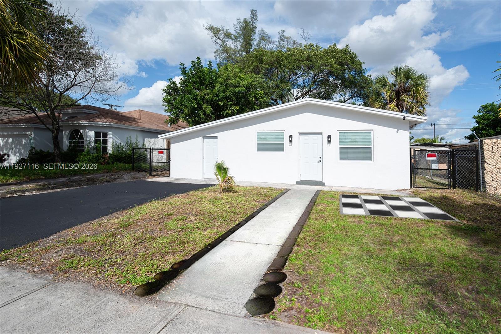 Fully remodeled move-in ready 4 BEDROOM 2 BATHROOM SINGLE-FAMILY HOME that functions as a TRIPLEX featuring an ADU(ACCESORY DWELLING UNIT,EFFICENCY) plus a MOTHER IN-LAW SUITE, perfect for living in one unit and renting the others. Ideal for homeowners or investors (AIRBNB) seeking strong CASH FLOW. Upgrades include NEW ROOF (2025), NEW CENTRAL HVAC, HURRICANE IMPACT WINDOWS, NEW KITCHEN with GRANITE COUNTERTOPS, NEW APPLIANCES, ELEGANT WATER RESISTANT LAMINATED FLOORING and more. Enjoy the benefits of a modern and efficient remodel home in a desirable and up-coming location close to shopping, dining, major highways, and just 10 minutes from the beach. BACK ON TO THE MARKET DUE TO BUYER FINANCING FALLING TROUGH!!
