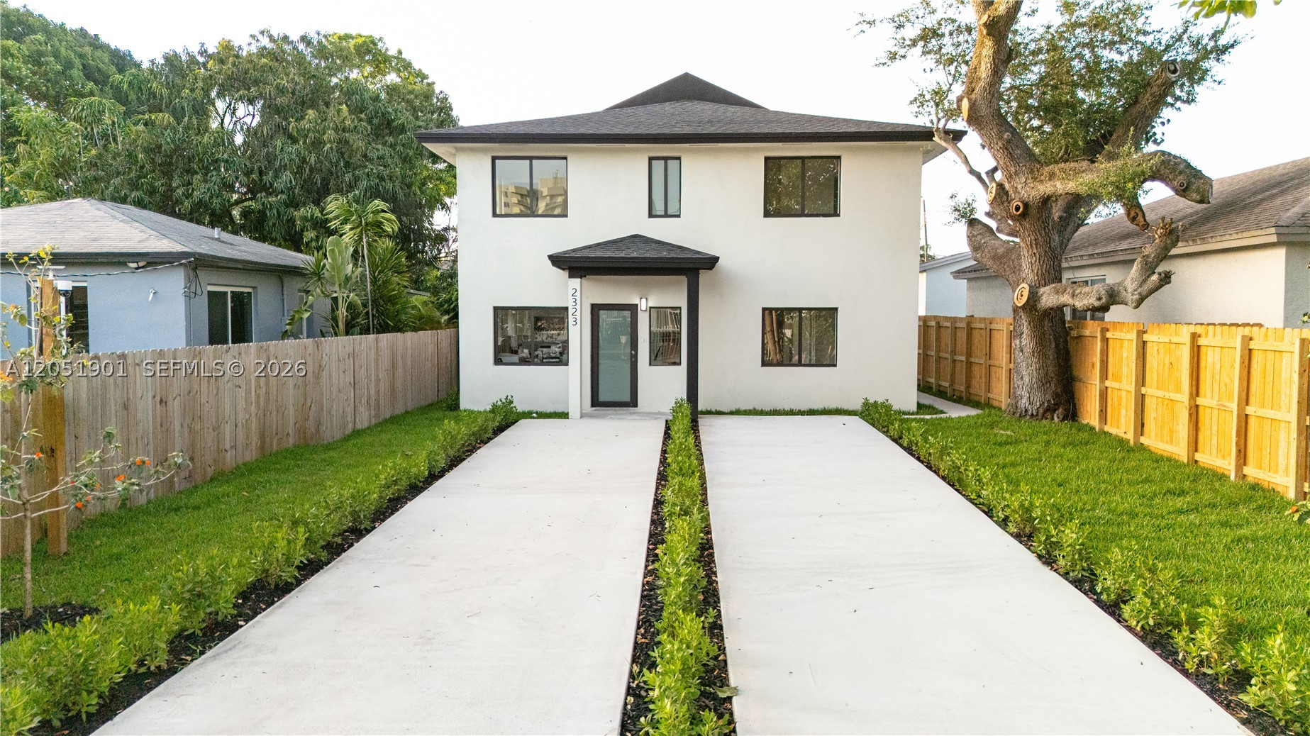 MOVE-IN READY NEW CONSTRUCTION! Beautiful duplex on a quiet, central street. Two spacious 3 bed/3 bath units, two-story townhome-style with interior staircases and a rare layout: a private full bath for EVERY bedroom. Thoughtfully finished with porcelain floors, quartz counters, and full impact windows & doors, security, energy savings & lower insurance. Ample parking on site. Minutes from major highways, Downtown, Wynwood, the Design District & MIA. AIRBNB/SHORT-TERM RENTALS ALLOWED (unincorporated Miami-Dade)! Live in one unit and rent the other, or run both as premium rentals on a bed/bath mix guests love. CBS construction, built to today's codes. Won't last!