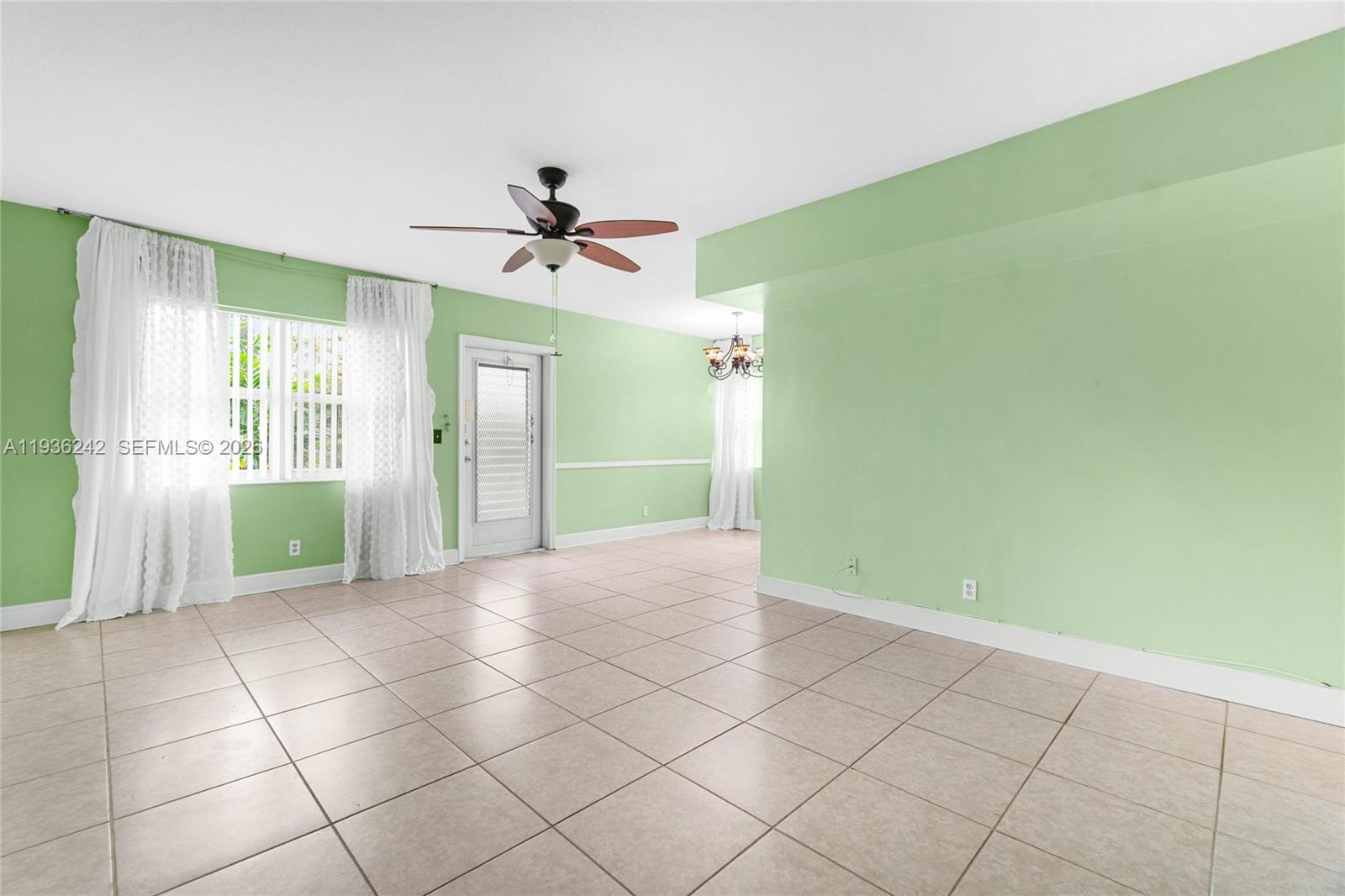 Desirable 1st floor- corner unit (only one neighbor) with greater natural light in a low traffic area of the Century Village Community. This 2 BR, 1.5-bathroom unit is fully tiled with screened-in patio w/ impact windows throughout & sliding glass door. SS refrigerator, stove and microwave range (2022) and UPGRADED Safe Step walk-in handicap accessible spa tub (installed 2022) with 30-year warranty with unit. Unit has 2 smart TV included and already mounted in living room and bedroom. Unit building Coventry L has recently received a new roof & painted exterior. HOA includes cable, extermination and exterior maintenance.

Century village is an active 55+ community located centrally in Palm Beach County. Clubhouse includes indoor pool, saunas, theatre, barber and beauty parlors, fitness center, library, card, and activities room as well as satellite pools, tennis courts, billiards, shuffle boards, biking/ walking paths, as well as courtesy buses to take residents to nearby stores, malls, restaurants, etc.