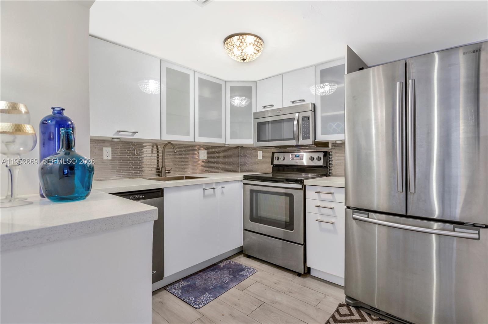 Beautiful fully remodeled condo in a secured building one block from the beach! Located on the second floor, the unit features a beautiful kitchen with granite countertops, plenty of closet space, and a split floor plan. 1 assigned covered parking space! The building features a beautiful pool and an elevator. Enjoy the Miami Beach lifestyle with the proximity to beaches, shops, restaurants, theaters, and more! A true gem.