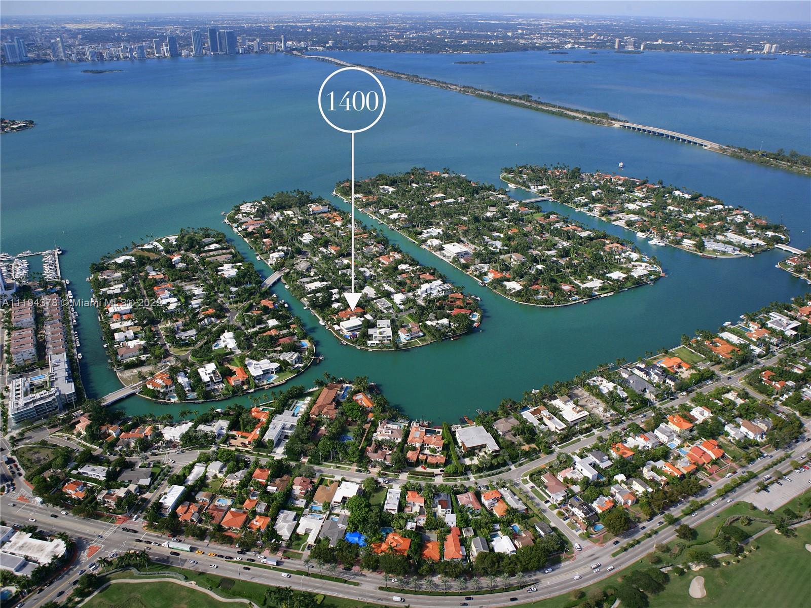 Waterfront property on guard-gated Sunset Islands - one of Miami Beach's most desirable ultra-luxury neighborhoods. This 13,157 - SF is offering 75 feet of water frontage with southern exposure and easily to the bay. Minutes to the trendy Sunset Harbour neighborhood.