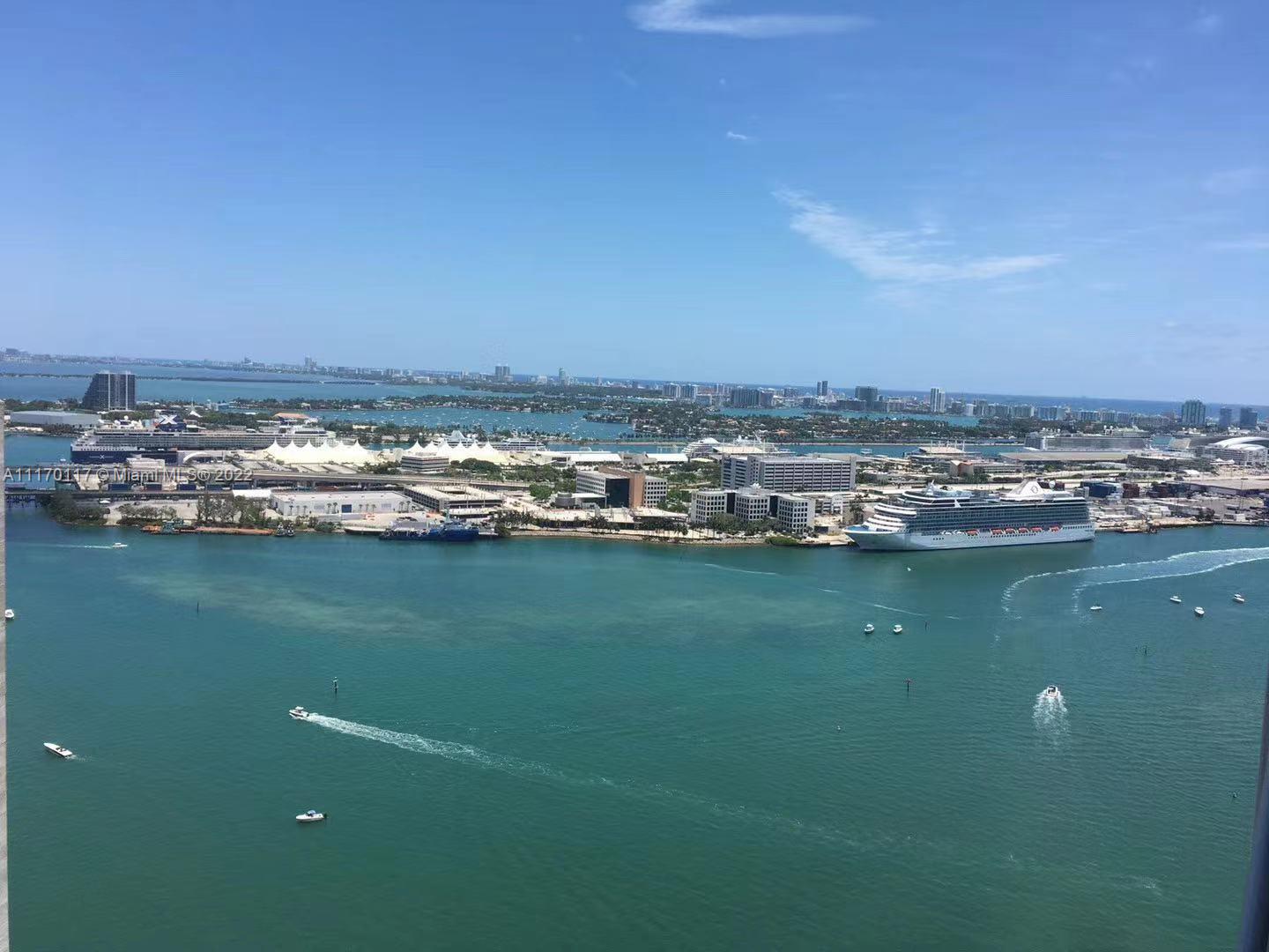 Ocean View One Miami East Tower Furnished 1 bedroom/1 bathroom apartment for rent. Rent includes water, high-speed internet, Direct-tv with 2 HD DVRs and HBO subscription. On-site building amenities includes two gyms, two pools, 2 party rooms, 2 restaurants. One parking spot included at 4th floor, and the second car available for valet for $120/month. Available furnished for $3400 per month. Please text listing agent if you have any questions or want to get a video of the unit.Tenant will not allow showing until 04/07.