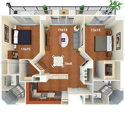 Receive $500 off when you move in by 06/15. Conditions Apply. Photos may be from another floor, but are the same line. Welcome to Flamingo Point. This 2 bed apt features wood floors throughout, modern kitchen & baths w/SS appliances & granite counter tops. Amenities include a fitness center, resort style bay front pools surrounded by cabanas, l lounge chairs, a BBQ area. Move-in 1month + $2K deposit. Parking $187/month. Pet Fee: $500+$50/month. *FAST APPROVAL! (NOTE: Rental rates are subject to change depending on move-in date and lease term. Advertised rate is best rate and maybe on leases longer than 12 months. Proof of income greater than 3x 1 month's rent is required and minimum credit score of 620 or higher in order to be approved).