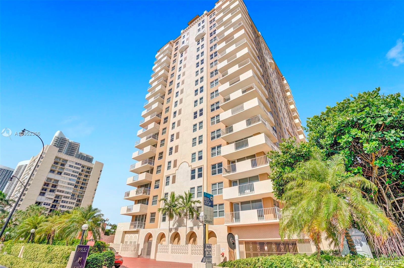 Rarely available! Newly renovated, furnished 2 bedrooms, 2 bathrooms apartment directly on the Ocean with Ocean and Inter-costal views. Beautiful brand new porcelain floors throughout the entire unit, white kitchen with black granite countertop, all new appliances and washer/dryer. Top of the line bathrooms, modern crystal chandeliers and sconce. Malaga building under 24h/7 security with an amazing Ocean front Deck and Swimming Pool, 5 star amenities such as: Gym, Game room, Tennis Court and BBQ aria. Excellent location, 20 minutes to Fort Lauderdale Airport, 10 minutes to Aventura Mail, near Gulfstream Park, restaurants, grocery stores. THE UNIT CAN BE RENTED SHORT TERM FOR $3,750.00 PER MONTH MIN 3 MONTHS, PLEASE CONTACT AGENT FOR ALL DETAILS.