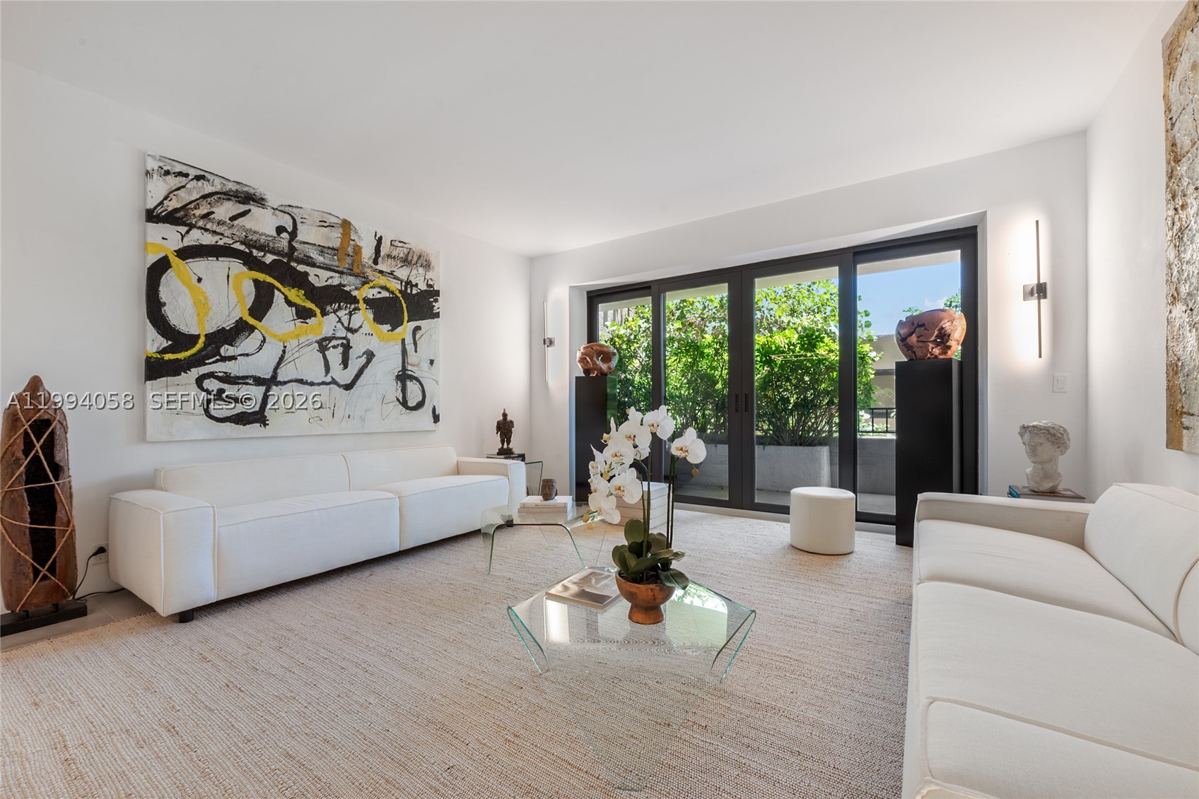 Renovated to perfection, this exceptional residence blends elegance and thoughtful design to create a soft, timeless ambiance tailored for the most discerning buyer. With the ocean quite literally at your feet, every moment is infused with tranquility and beauty. Enjoy the full suite of Key Colony amenities, offering comfort and convenience at your doorstep.
The expansive terrace, enhanced by a lush garden edge, provides a serene and soothing outdoor retreat—perfect for relaxing or entertaining. Inside the building, a generously sized storage room and 2 parking spots ensure effortless organization and uncluttered living spaces.
Offered in impeccable condition, this property is truly move-in ready, requiring no updates—just your presence to enjoy the lifestyle it affords.