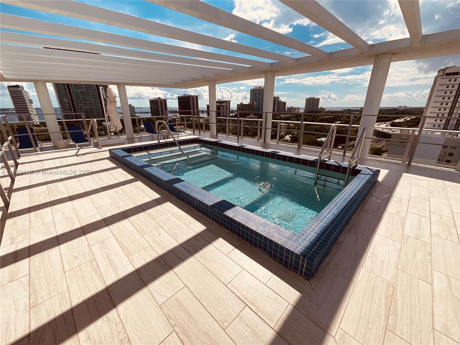 2/2 at Le Parc at Brickell Boutique Condo, on 12th floor, only 128 residences, built in 2016. Walk to Beach and everything Brickell has to offer: Restaurants, Cafes, ,Bars, Groceries, Pets ok for tenants. $250 non refundable security deposit to condo. Impact windows, All NEW appliances included: SS Fridge, Dishwasher, Glass Cooktop, Oven, Microwave, Full size W/D inside a separate room, Central A/C, Electric Water Heater. **2  parking spaces one in front of the other, in gated garage plus huge storage cage.** Quiet Building Offers: On site Management, 24 hrs manned security / concierge attendant at Lobby, large pool on 4th floor, as well as bbq, gym, party room, kids play area. Business/Conference area located  on 3rd Level. Spa pool at Roof Top level to sunbathe and relax all you want.