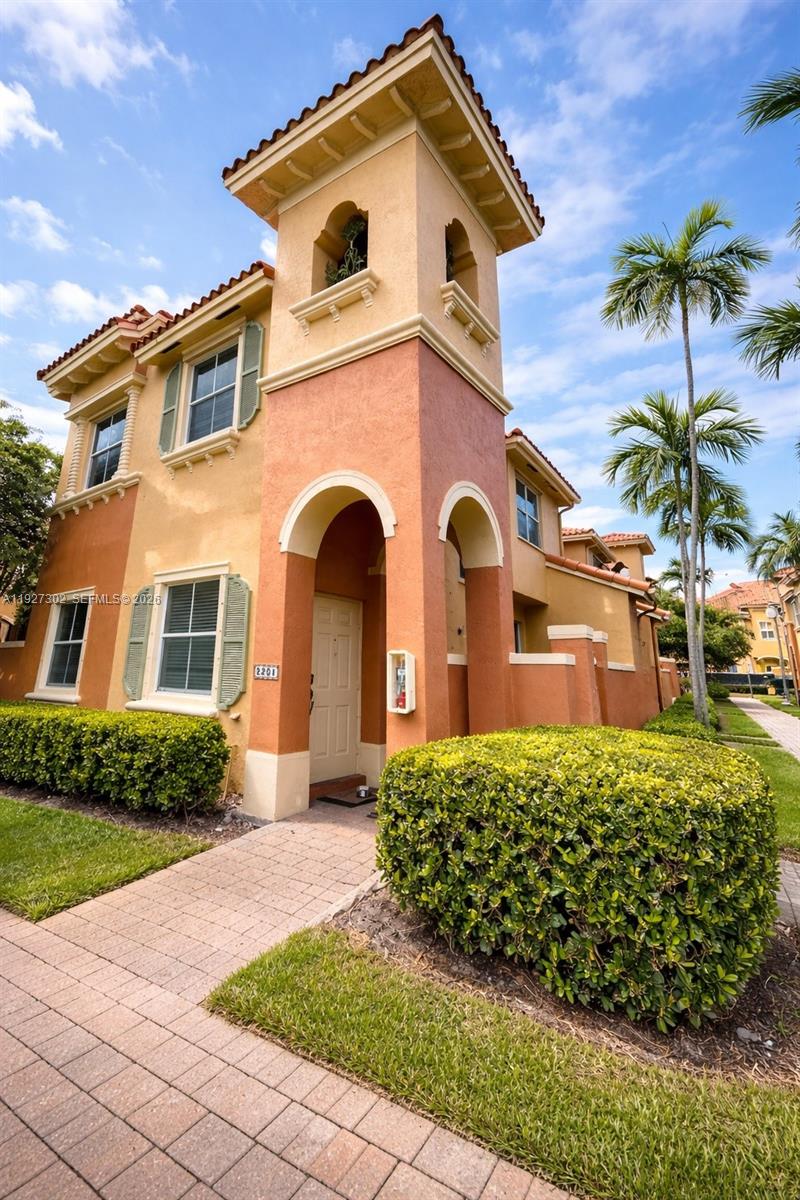 Beautiful corner unit featuring tile flooring on the main level and laminated wood upstairs. Enjoy a spacious private patio off the kitchen, perfect for outdoor dining or relaxation. The second floor offers a desirable split-bedroom layout, with each bedroom including its own private bath and generous walk-in closet.
Villas at Harbor Isles is a gated, resort-style community surrounded by lush tropical landscaping and the charm of a private country club. Residents enjoy two playgrounds, an outdoor gym, and a serene atmosphere enhanced by majestic royal palm trees throughout the neighborhood.
Ideally located near Fort Lauderdale Airport and major highways, this community offers excellent convenience for commuters and travelers. Pet-friendly and family-friendly, it provides an affordable tropical retreat just minutes from beautiful beaches.