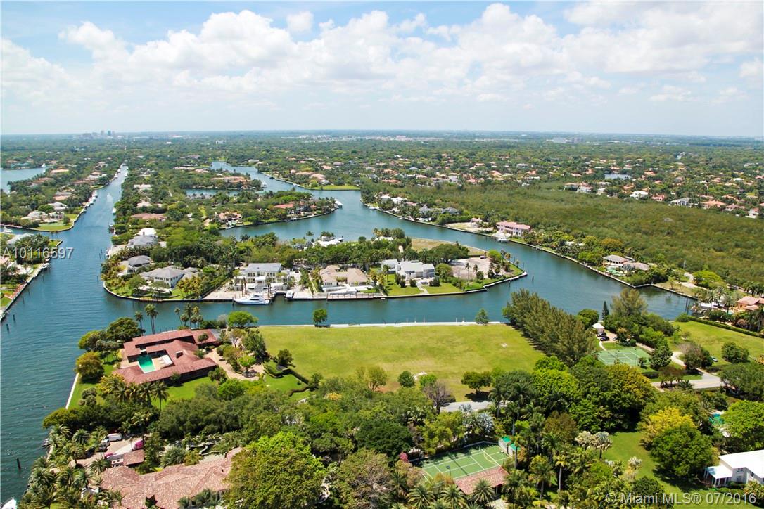 Opportunities abound in the unique waterfront property in Gables Estates, Coral Gables most exclusive, guard gated, waterfront community. 2.55 acres with 515 feet on the water. No bridges to bay just around the corner. So many opportunities to build/develop. Lot One is 52,502 SF with 202 feet on the water- Offered at$7.2M. Lot Two is 60,245 SF with 313 feet on the water-offered at $7.9M. Or purchase the whole parcel for $15.1M. Build the home of your dream!