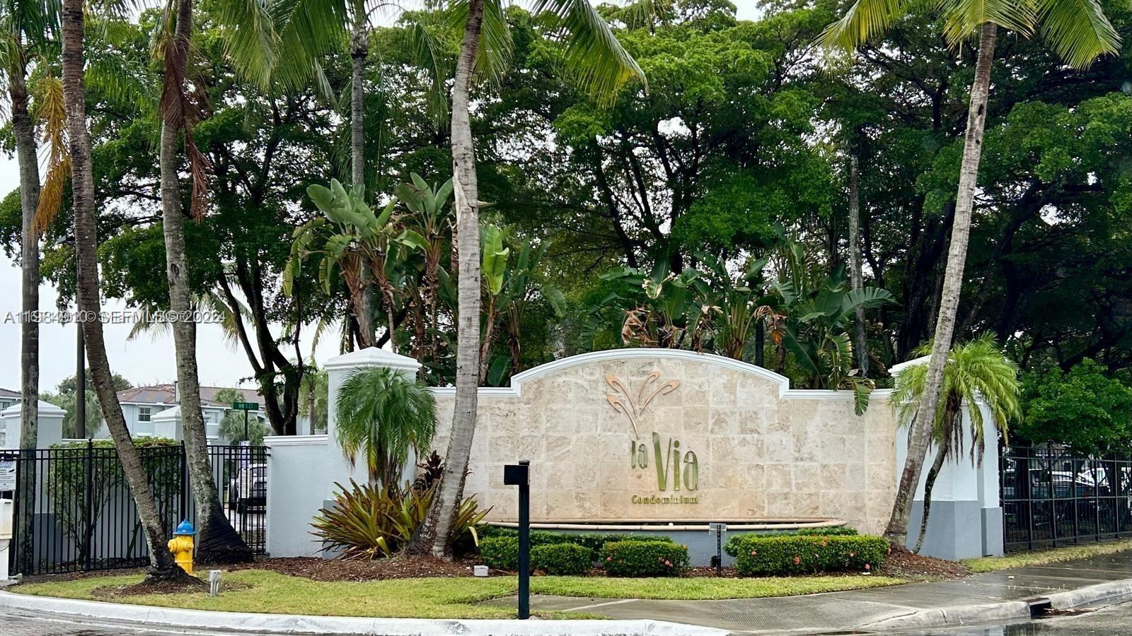 Welcome to your new home @La Via Condominium in Pembroke Pines. This stunning condo offers the perfect blend of comfort and style with 2 bedrooms and 2 full bathrooms and a spacious layout. The community pool and gym are just steps away. White appliances with tile flooring in the common areas and laminated floors in both bedrooms. Ceiling and walls painted. New Microwave, Dishwasher, 2 toilets and vanities and bathroom tubs were remodeled. Don't miss out this incredible opportunity to live in one of the most sought-after communities in Pembroke Pines. Schedule a showing today and make this condo your new home. Lockbox available.