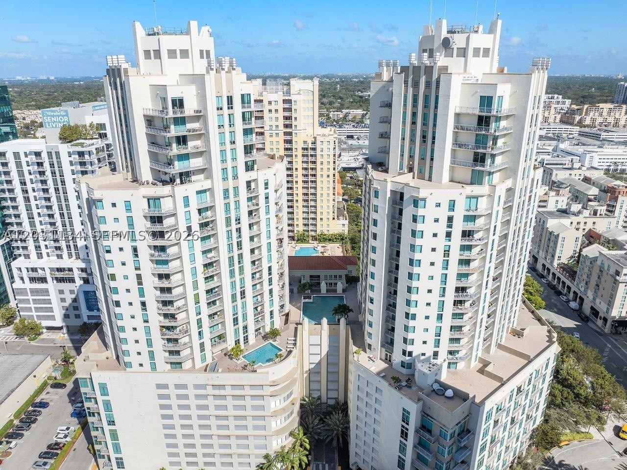 Beautiful 2-bedroom plus den (it is basically a 3rd Bedroom), 2-bath apartment in the luxury Metropolis at Dadeland. Features include an open split-floor plan, floor-to-ceiling impact windows, modern kitchen with stainless steel appliances and granite countertops, in-unit washer/dryer, and a private balcony with city views. Building offers 24-hour concierge, fitness center, resort-style pool, valet, and business center. Prime location steps from Dadeland Mall, Publix, and the Metrorail. Easy access to US-1 and Palmetto Expressway. Water and basic cable included. A must-see unit in one of Dadeland’s most convenient towers.