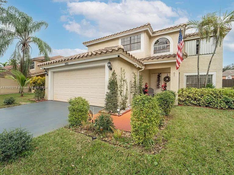 Discover your dream home! This exquisite two-story single-family gem combines modern flair with classic elegance. With 4 cozy bedrooms and 2.5 stylish baths, it's crafted for comfort and sophistication. The welcoming open floor plan unites living areas for a spacious, friendly vibe. Fresh, modern updates throughout the house meet contemporary style needs, while the new 2021 tile roof curb appeal and durability. Enjoy privacy in the large, fenced backyard-perfect for leisure and entertaining Parking is ample with a 4-car driveway and a 2-car garage. The community offers exceptional amenities, including dual swimming pools, tennis courts, parks, and playgrounds, all under 24-hour security for your peace of mind. it's minutes from schools, shopping, and dining.