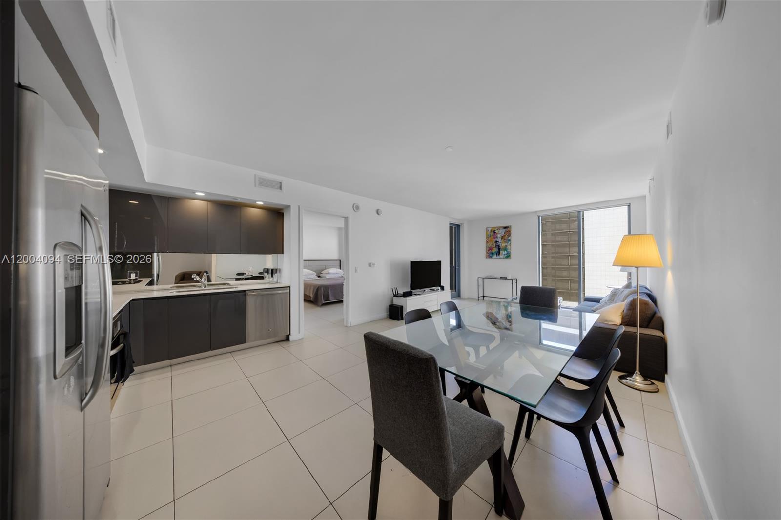 SPACIOUS 2 BED + DEN, 2 BATH IN BRICKELL – Experience the best of Miami living in this modern, fully furnished condo located in the heart of Brickell directly across from Brickell City Centre and steps from restaurants, shops, and the financial district. This bright and spacious unit features stainless steel appliances, in-unit washer/dryer. The building offers a rooftop pool with jacuzzi, gym, business center, party room and 24/7 front desk and valet services. Minimum 30-day rentals allowed. Please use showing time. 1086sqf