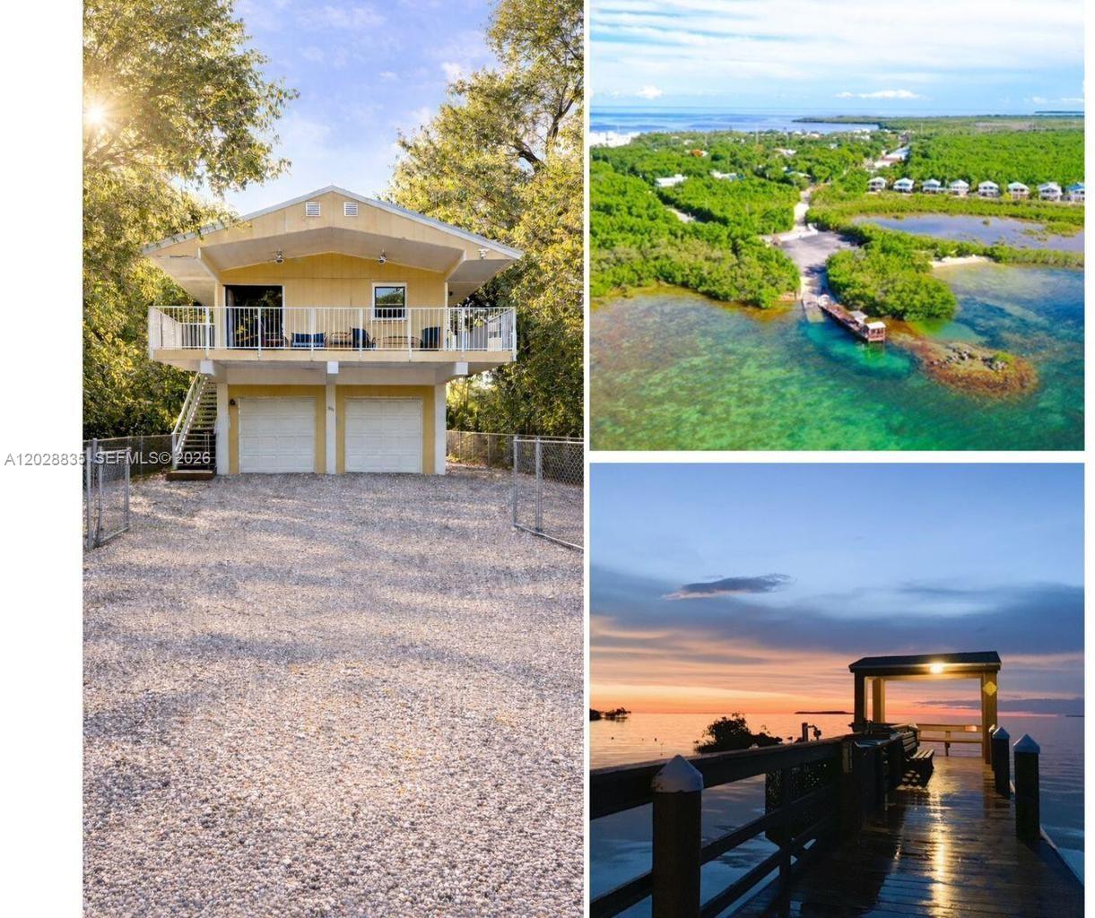Family Home with Flexible Living Space - 2/2 Upstairs + Separate 1/1 Downstairs with Private Entrance, Beach, Dock & Boat Ramp Access! Welcome to your private slice of paradise in the Florida Keys. This well-maintained corner stilt home offers the perfect blend of comfort, flexibility, and island living. The upstairs main residence features 2 bedrooms and 2 bathrooms, while the downstairs offers a separate 1-bedroom, 1-bathroom living area with its own private side entrance, full kitchen, living area, and direct patio access -- ideal for extended family, guests, in-laws, or additional privacy. Enjoy outdoor living on the expansive balcony, perfect for entertaining, relaxing, or enjoying your morning coffee surrounded by mature tropical landscaping that creates a peaceful and private setting. Additional features include: • Ample parking for vehicles, boats, and recreational toys • 1-car garage • Downstairs utility room with a second washer and dryer • Generous yard space • Optional access to a private gated homeowners park with a boat ramp, dock, and sandy private beach • Current annual homeowners park fee: $550 Conveniently located near restaurants, shopping, hospitals, parks, and endless water activities, this property is ideal as a primary residence, vacation home, multigenerational family retreat, or investment opportunity. The property currently operates as a full-time Airbnb Superhost property and holds a Monroe County Special Vacation Rental License allowing daily rentals for a single-family dwelling. The special vacation rental license is not transferable to a new owner, and any future owner must apply independently through Monroe County.