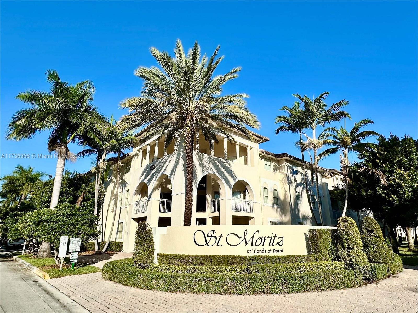 Apartment FOR RENT. Located in the prestigious St. Moritz Condo in Doral, this beautiful apartment features 3 bedrooms, 2.5 bathrooms, and a modern kitchen with granite countertops and stainless steel appliances. It will be delivered with laminate flooring on the staircase and upper floor. Includes washer and dryer. Enjoy a prime location with quick access to major roads, surrounded by A+ schools, parks, and an exclusive clubhouse with a pool. Don’t miss this opportunity. Schedule your showing today and see this stunning property.