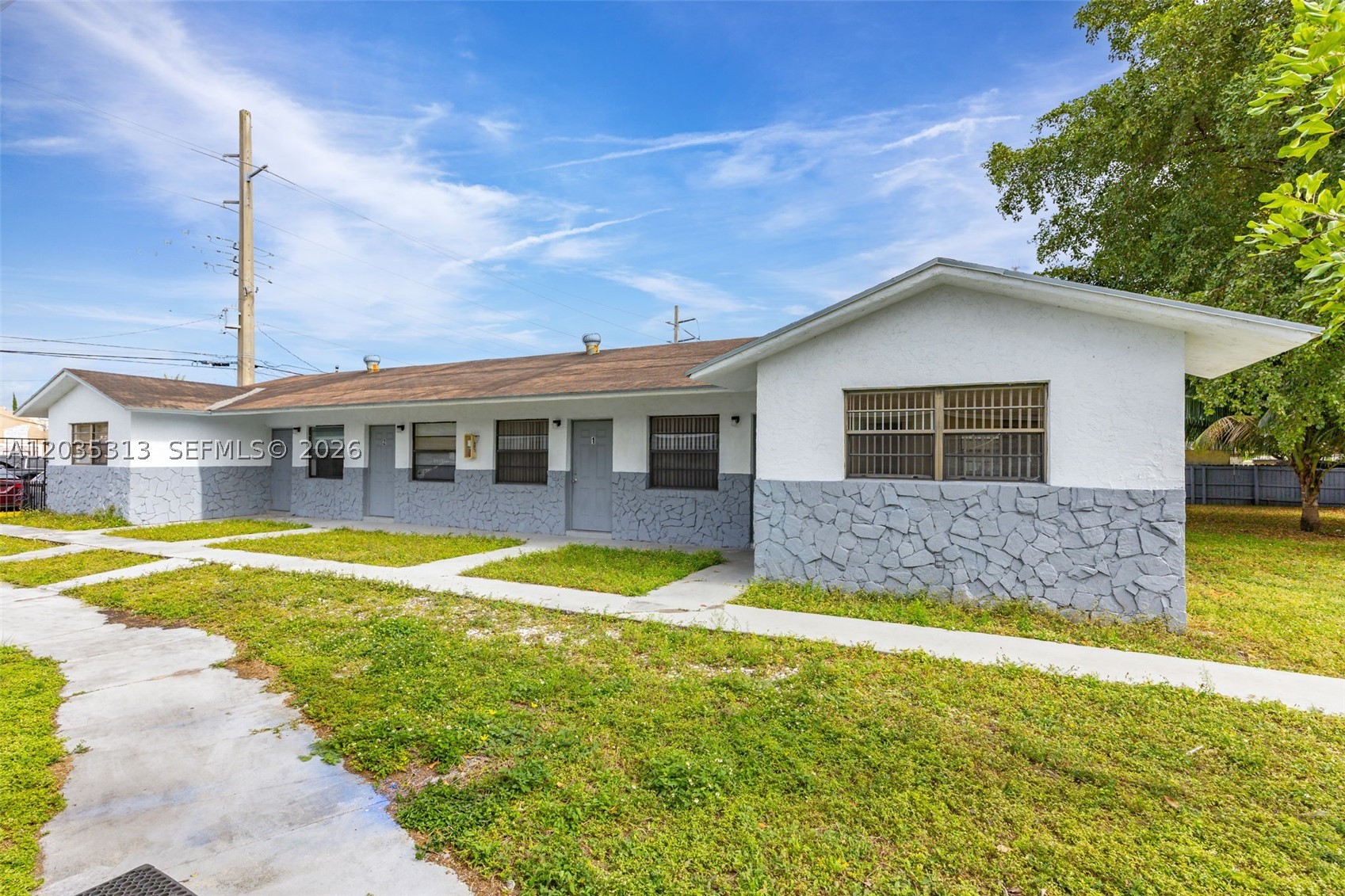 Spacious 3 bedroom / 2 bathroom unit available for rent in West Park! This well-maintained unit features tile floors throughout, central cooling, and comes equipped with a dishwasher, range, refrigerator, and washer. Enjoy a family room, kitchen, and laundry room — everything you need for comfortable living. Concrete block construction offers durability and peace of mind. Conveniently located in Broward County near major roads. Parking space included. Section 8 approved