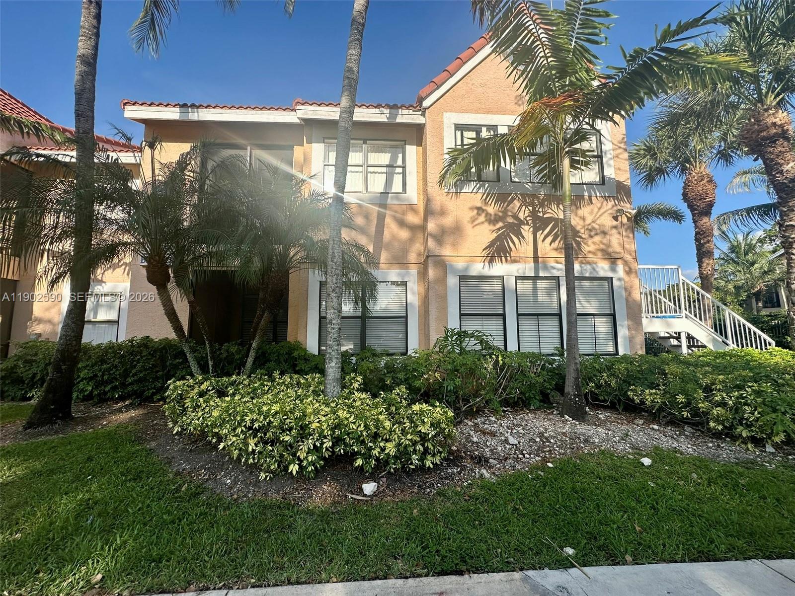 NO ASSESSMENTS & CASH ONLY !!!! First floor corner unit with 2 bedrooms and 2 bathrooms in a gated community. Washer and dryer inside the unit. HOA fees includes water and common areas. Amenities include a nearby lake, clubhouse, swimming pool, private beach pavilion, jogging trail, bike path, racquetball court, fitness center, and playground. Conveniently located near Publix, CVS, the Kendall Ice Arena, excellent restaurants, a library, gyms, great schools, and parks.