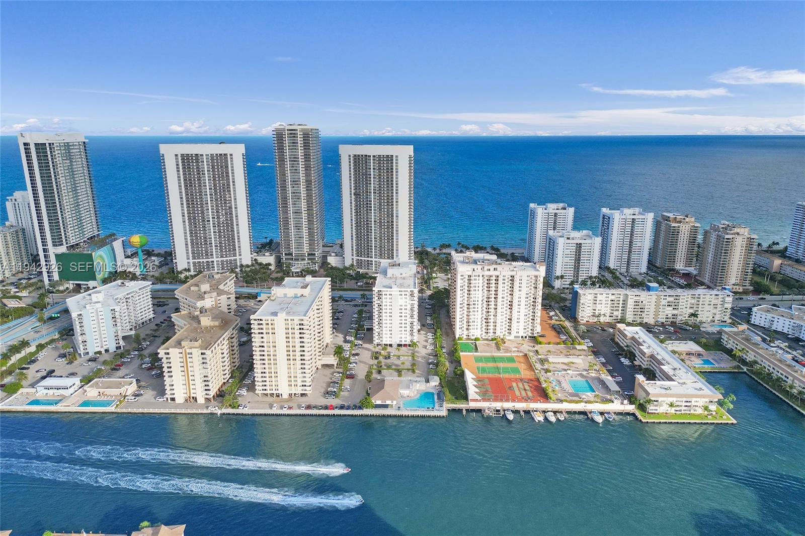 Beautiful fully renovated condo in a very good location offering partial Intracoastal views and the ocean just steps across the street.Fully furnished unit,1 1/2 bathroom  with a den converted into a second bedroom featuring a king-size bed.Washer and dryer inside the unit.New A/C,new plumbing,new electrical panel,new appliances,and new sliding door  hurricane impact.HOA includes internet and cable.No assessments.50-year inspection completed and passed.Very low maintenance fees.Community offers a pool and gym located directly on the Intracoastal,perfect to enjoy boat watching and waterfront living.