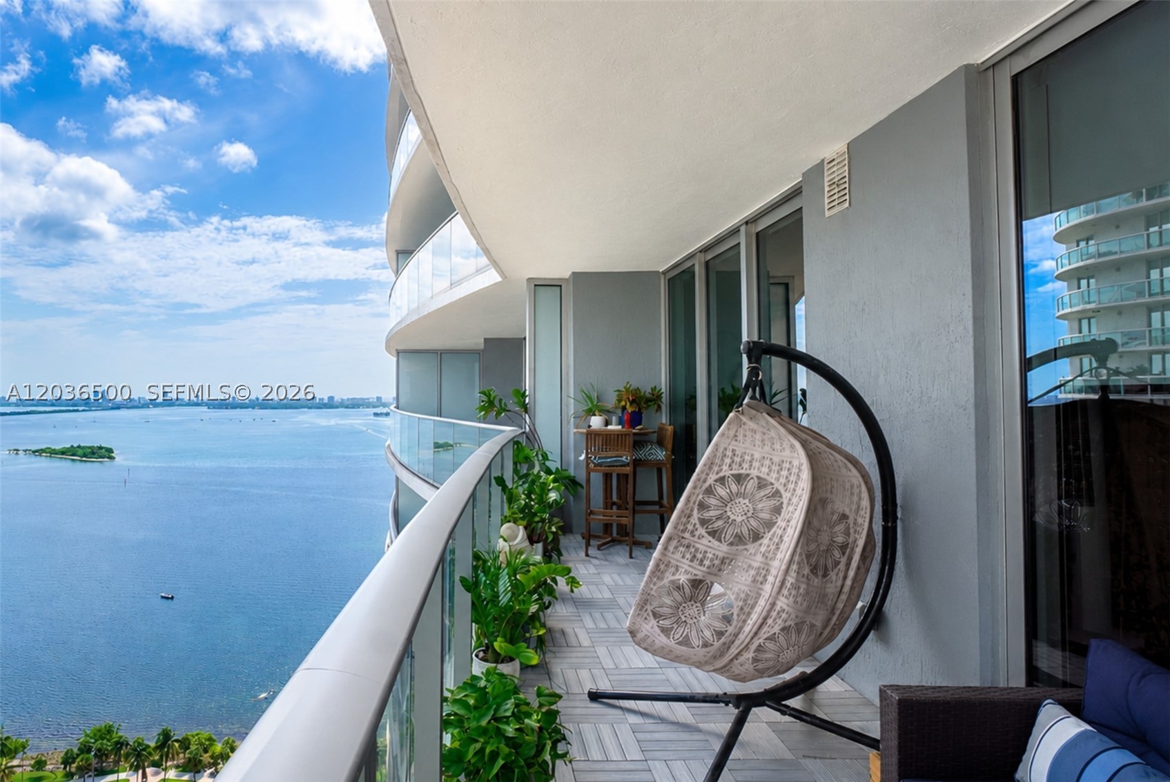 Gorgeous 2 bedroom 2 bathroom plus oversize den and bay view balcony in the highly desirable Aria on the Bay Condo, located just in front of the wonderful Margaret Pace park facing Biscayne Bay.
The apartment features wood ceramic floor all over, Italian design fully equipped kitchen with isle and stainless steel appliances, built-in walking closets. The layout has been designed for privacy with a split plan: den and second bathroom at the entrance and master bedroom with ensuite bathroom at the end. The den is big enough to be used as second bedroom or home office and has hits own built-in closet. 1 assigned parking.
The condo features gorgeous amenities starting from the Hollywoodian entrance, morning and afternoon pools to take advantage of the sun all day long, state of the art gym among many others.
Very strategic location close to South Beach, Airport, Financial District, Wynwood, Design district all just 10 minutes driving distance.
AAA Tenant occupied until Jan 14, 2027 paying $3900/mo. 
Perfect as investment (including 1031 Exchange) or to live in.