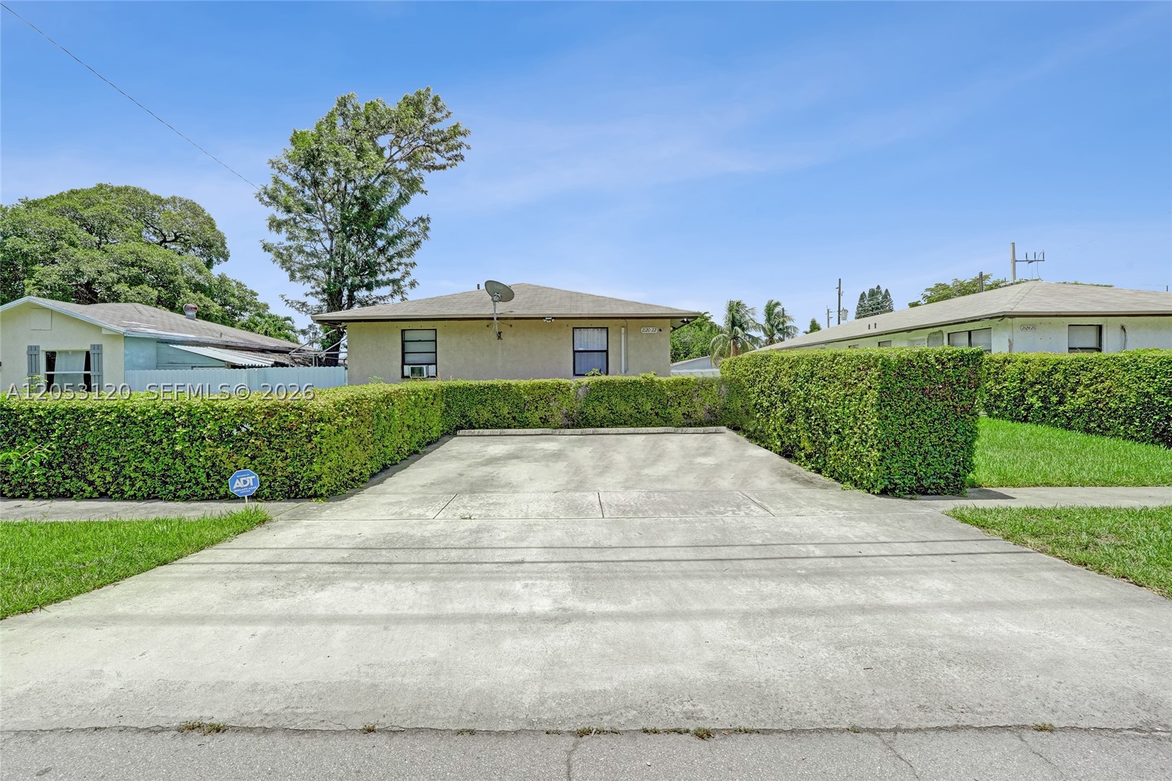 Recently remodeled unit. Spacious 3 bedroom, 2 bath duplex with remodeled kitchen, remodeled bath, New tile floors throughout, new mini splits air conditioner units throughout, large living area, impact windows, new fenced in back private patio and private parking for up to 4 cars. Most importantly, great landlords who own both buildings and great family neighbors.  Central location within less than 5 miles to the beach.  Make it Must See!!