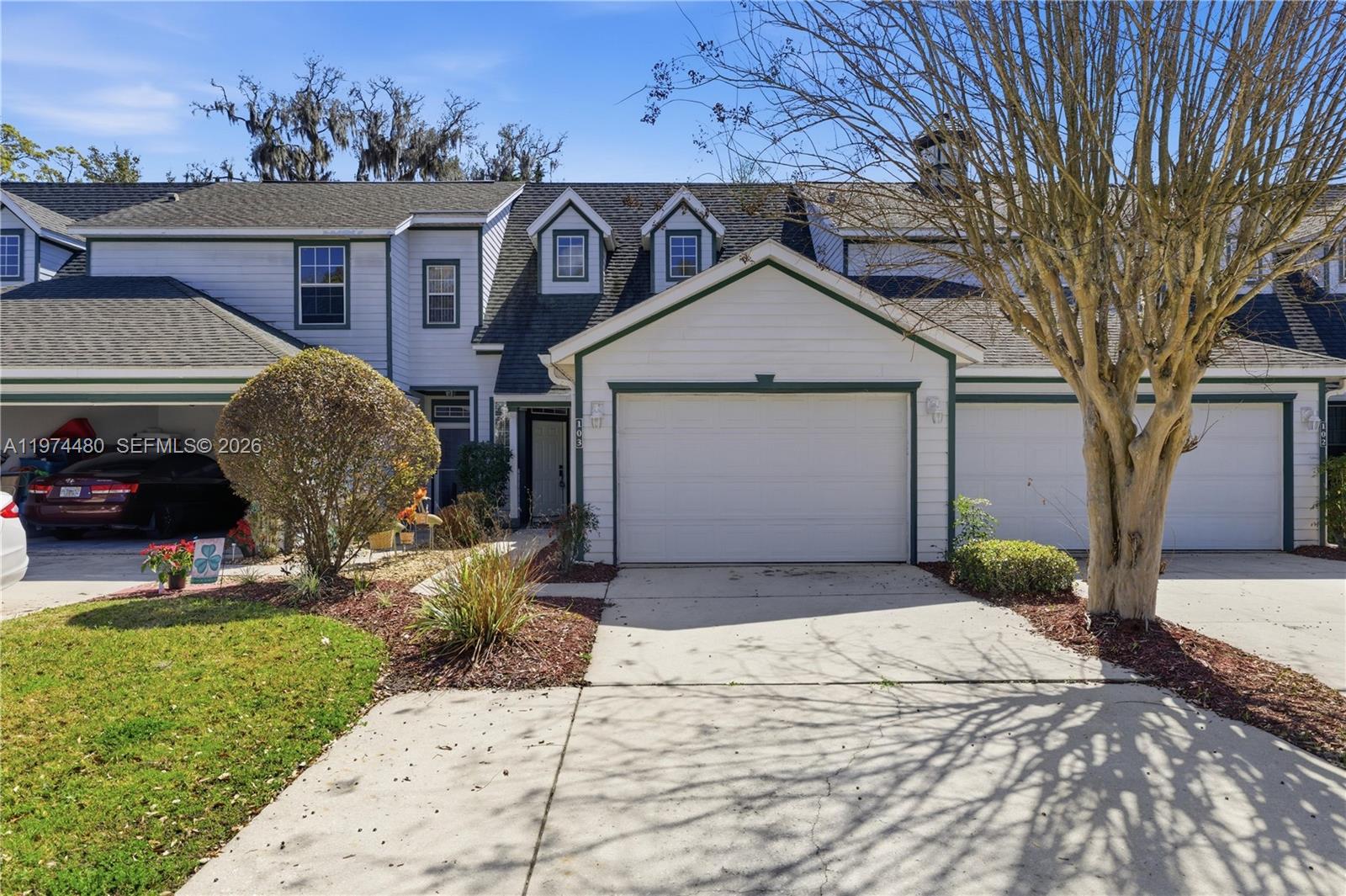 3 Bedrooms | 2.5 Baths | 1-Car Garage | Gated Community
Enjoy easy living in a prime Ocala location just minutes from Downtown and adjacent to the scenic Ocala Golf Club. This move-in ready 3-bedroom, 2.5-bath condo offers comfort, convenience, and low-maintenance living in a charming gated community.
The main level features a bright living room with cathedral ceilings, a spacious dining area, and a fully equipped kitchen. The private primary suite includes two walk-in closets, dual vanities, and a tiled walk-in shower. Also on the main floor: an inside laundry room, half bath, and a screened-in porch overlooking a peaceful pond and the golf course.
Upstairs offers two guest bedrooms and a full bath—perfect for visitors, family, or a home office.
Conveniently located near shopping, dining, parks, and entertainment, this well-maintained condo is ideal as a primary residence, seasonal retreat, or investment opportunity.
Schedule your showing today—this one shows even better in person!
