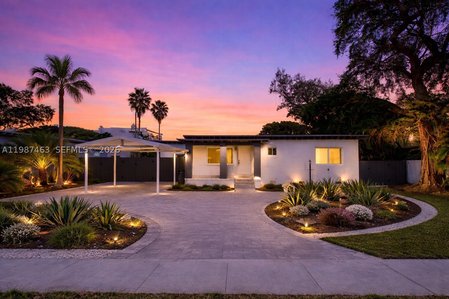 Live in one, rent the Rest! Imagine Living in South Miami without the South Miami Taxes? This Home in Unincorporated Miami-Dade has 6 bedroom/ 6 Full Bathrooms and is just a stone's throw away from the University of Miami. Home is divided into a main 3/3 home, 2 efficiencies 1/1 and one cottage in the back. The whole property underwent a FULL Renovation in 2022. New Roof, Floors, AC, Plumbing, Electrical, Impact windows, new crawl space, new appliances for kitchens, and new foundation for the home. Septic tank was changed out in 2019. Home is divided into 4 units to accommodate rental from the University Students. This home Cash Flows about $11,000 monthly. Come enjoy the best this high demand area has to offer. (nestled in-between the Gables and South Miami)
