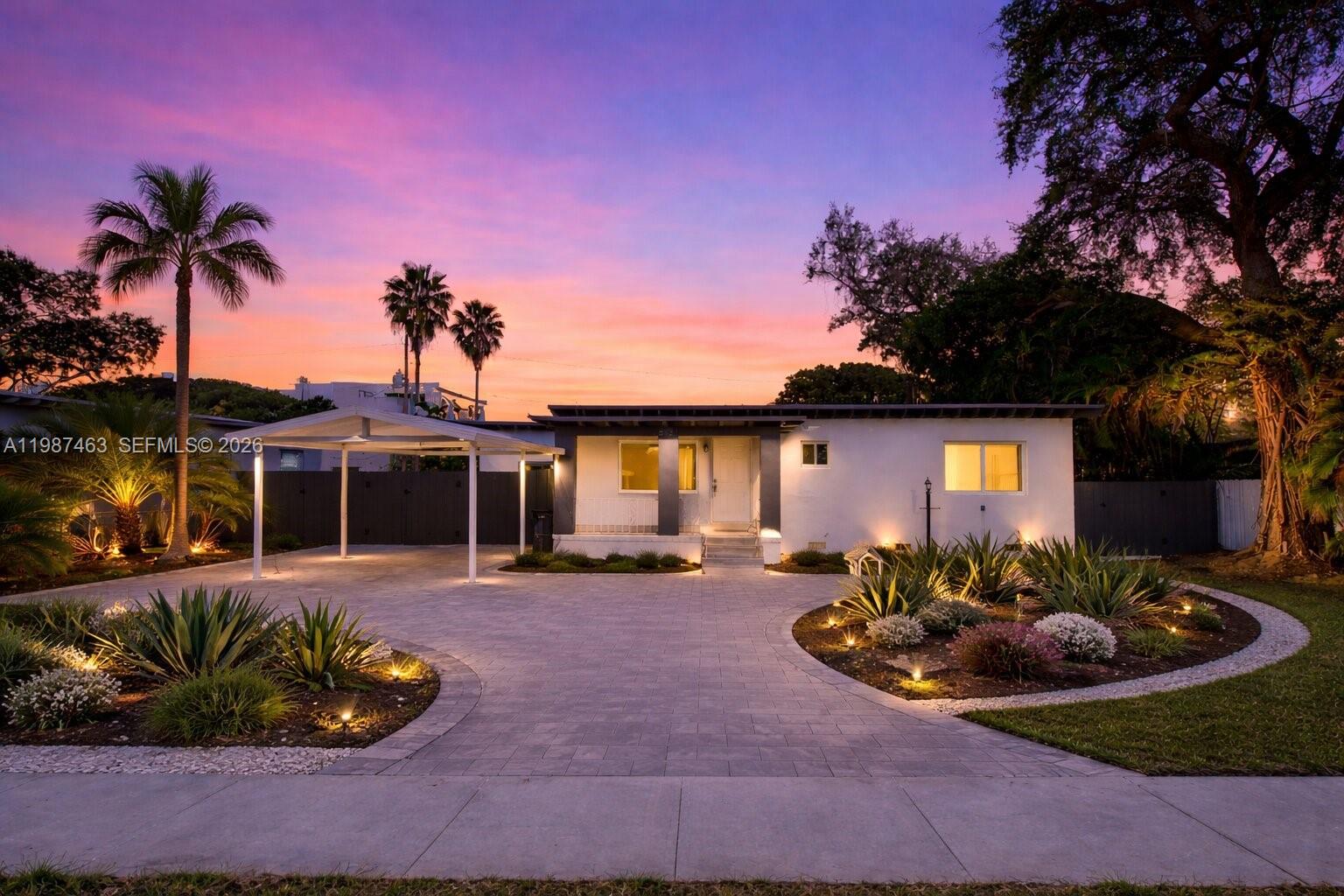 Live in one, rent the Rest! Imagine Living in South Miami without the South Miami Taxes? This Home in Unincorporated Miami-Dade has 6 bedroom/ 6 Full Bathrooms and is just a stone's throw away from the University of Miami. Home is divided into a main 3/3 home, 2 efficiencies 1/1 and one cottage in the back. The whole property underwent a FULL Renovation in 2022. New Roof, Floors, AC, Plumbing, Electrical, Impact windows, new crawl space, new appliances for kitchens, and new foundation for the home. Septic tank was changed out in 2019. Home is divided into 4 units to accommodate rental from the University Students. This home Cash Flows about $10,000 monthly. Come enjoy the best this high demand area has to offer. (nestled in-between the Gables and South Miami)