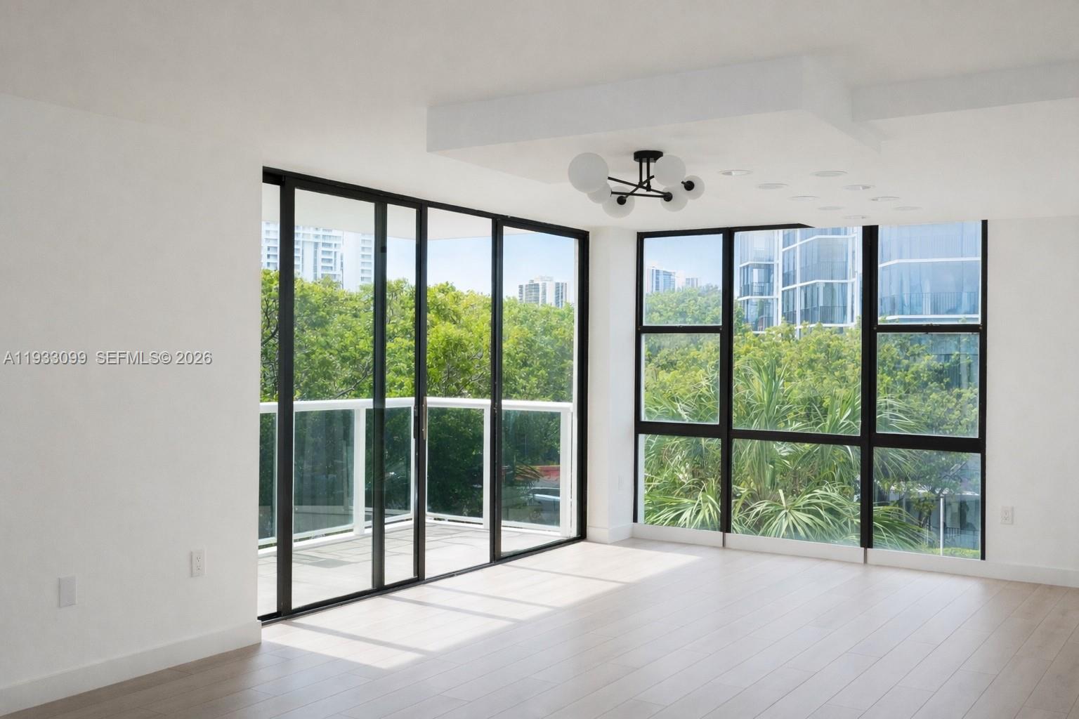 Bright, spacious, and very quiet corner apartment, fully renovated 2BR/2BA residence featuring brand-new appliances, new laminate flooring, new interior doors, updated kitchen cabinets, and completely remodeled bathrooms. Ideally located in the heart of Aventura, just minutes from Aventura Mall, grocery stores, and houses of worship, with the beach only 5–10 minutes away. Enjoy direct access to the 3-mile scenic walking and biking path around the golf course. The building has recently completed its 40-year recertification, enhancing safety and providing long-term value and peace of mind. Close to top-rated schools and all that Aventura has to offer.