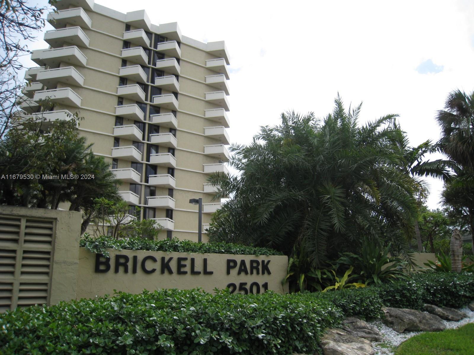 Perfectly located, updated, 1 bedroom 2 bathroom unit for rent at Brickell Park Condo!  Will not last.  Enjoy all Brickell has to offer without the congestion of Downtown Brickell.  Enjoy restaurants, shops, exercising and active lifestyle.  Brickell Park Condo is located next to the Key Biscayne entrance and major arteries of transportation.
