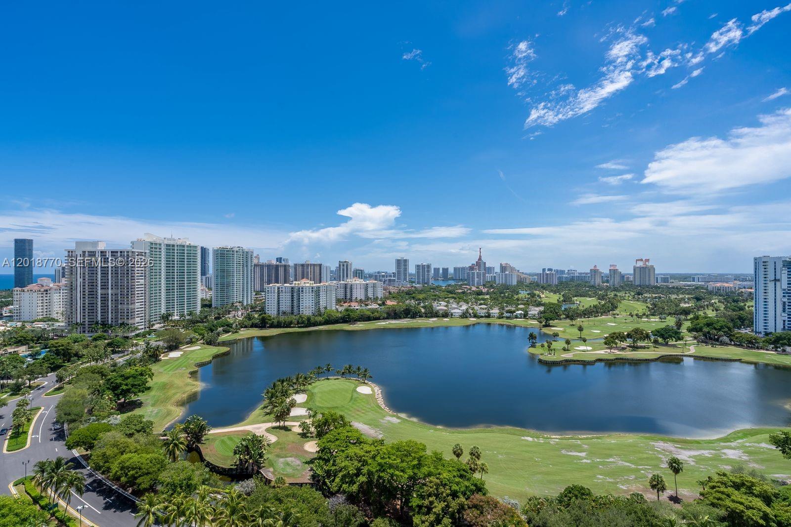 Spacious  1-Bedroom, 1.5 bath with breathtaking views of tranquil waterways and Turnberry Golf Course. COVERED PARKING SPACE.  Living and dining area with a private balcony to unwind with morning coffee or sunset views.  Nestled in one of Aventura’s most sought-after neighborhoods. Ideally located just minutes from world-class shopping, dining, golf, and the beach. The community pool is being beautifully renovated, with completion expected in 1-2 months. Building offer an equipped fitness center, sauna and community room. Live the Aventura lifestyle elegance, serenity, and style in an exceptional location.