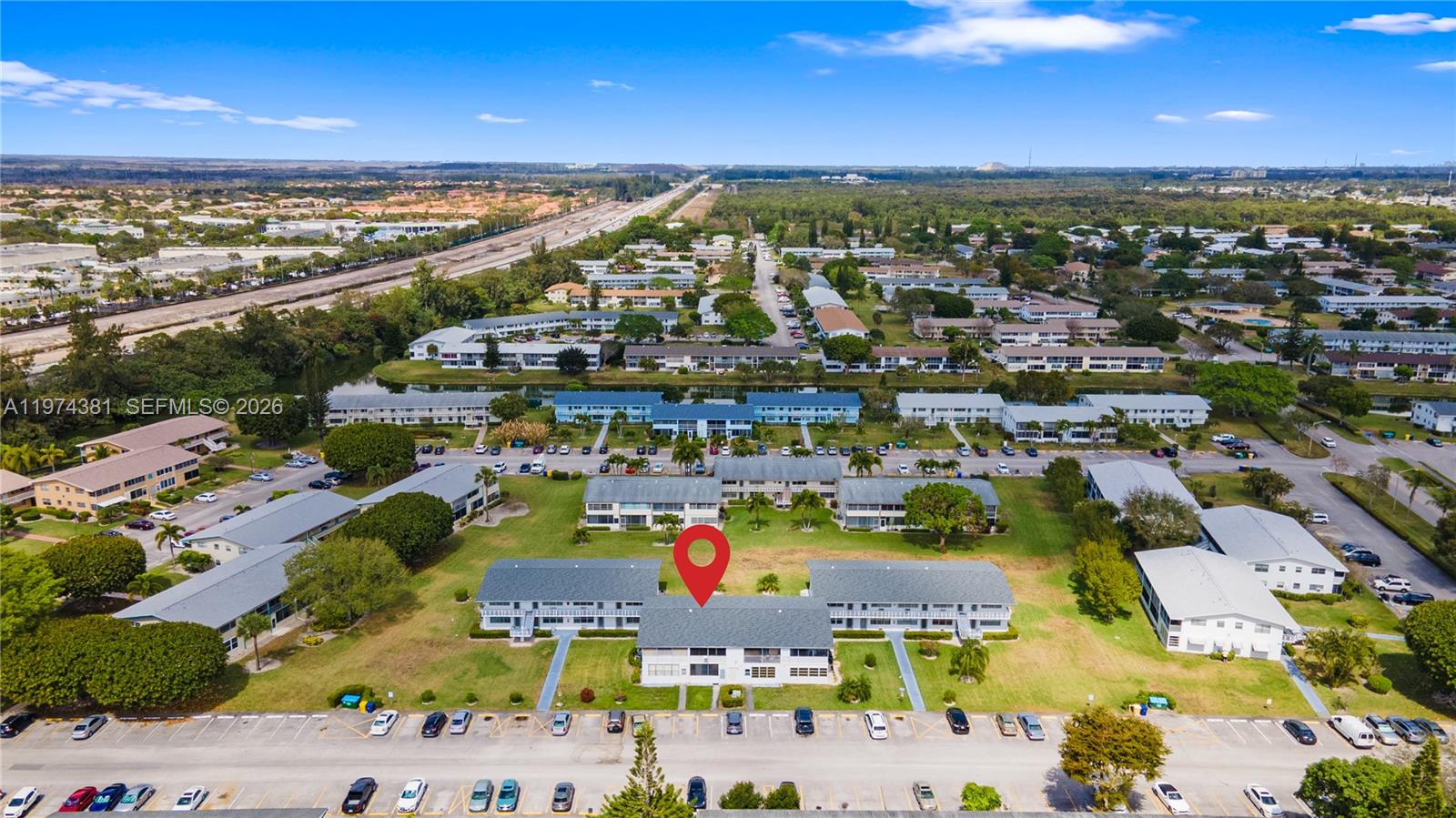 Beautifully maintained 1BR/1BA condo in the highly desirable 55+ community of Century Village in West Palm Beach. This bright second-floor residence offers 570 sq ft of well-designed living space with serene garden views and tile flooring throughout. Recently reduced and now one of the best value opportunities in the community.

Move-in ready and equipped with three independent A/C units for personalized year-round comfort. Assigned parking just steps from the unit and conveniently located near the entrance for easy access.

Enjoy resort-style amenities including clubhouse, pools, tennis, and a vibrant, active lifestyle. Per association, property must be owner-occupied for the first 3 years. Perfect for end-users seeking a peaceful, amenity-rich 55+ lifestyle — easy to show and ready for immediate occupancy.