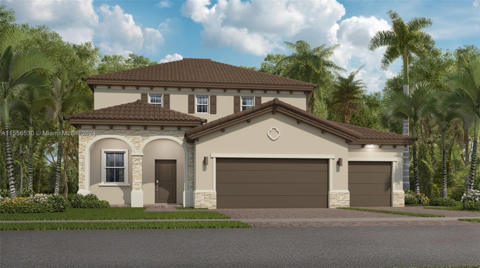 Malaga is a collection offering brand-new single-family homes for sale at the Altamira master-planned community in Homestead, FL. Residents enjoy access to a range of exclusive amenities, including an expansive clubhouse with a fitness center, restaurant and bar, golf pro shop, ball room, gathering space and business center. A swimming pool, tennis courts, BBQ area, golf course and parks are also included. The local area is host to endless attractions, the Homestead Speedway, Keys Gate Tennis Club, dining, shopping and entertainment.