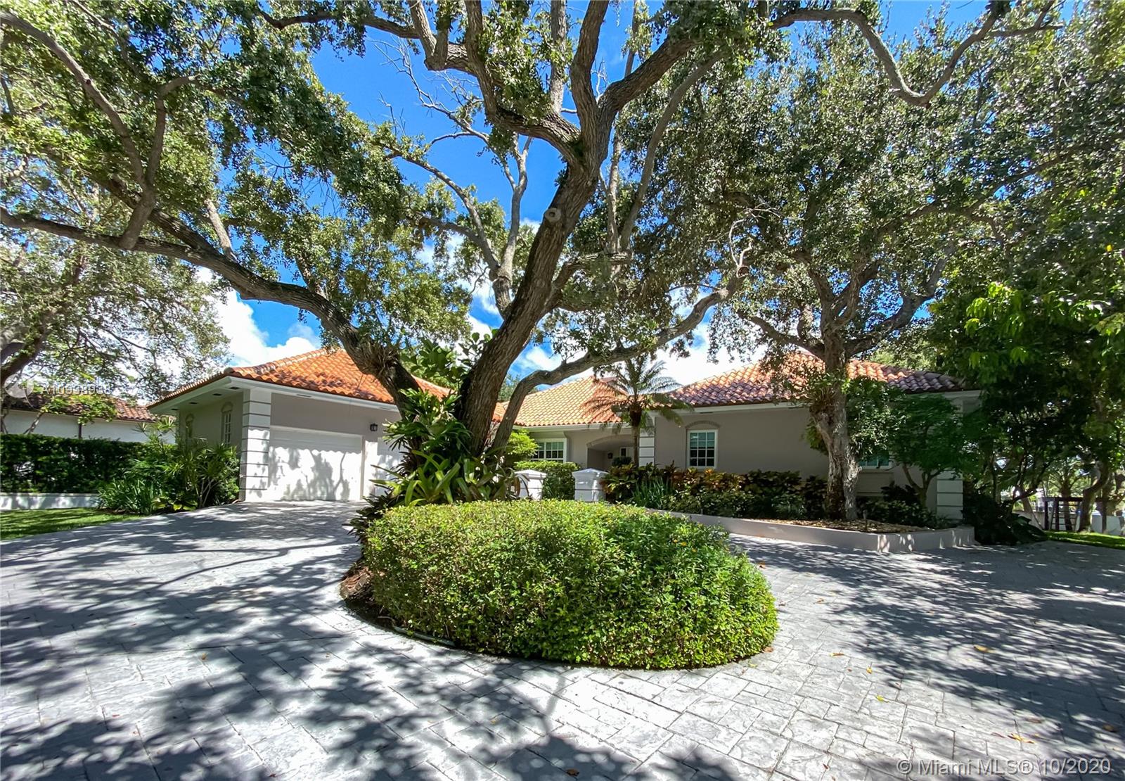 Incredible 36,098 SF, Waterfront lot in the exclusive gated community of Gables Estates. This prime lot comes with a boat dock and provides for wide water views and fast (no bridges) access to the open ocean. The beautiful and mature trees add to its allure and increase the lot’s privacy. The current construction is a very well maintained 4-bedroom home with a newer roof and a generator. Upgrade/Expand the current home or build a brand new mansion on this first class lot in Miami’s most desired community close the city’s best private schools. Membership to the Gables Estates Club, Inc. a pre-requisite to purchase and comes with a $100K Application fee for US Residents and $110K for non-Residents.