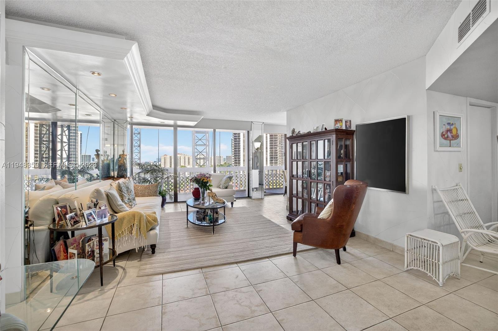 View View View! Enjoy This Spacious 1677 Sf - 2 Bedroom + Den Condo In Turnberry Towers With Spectacular Direct Ocean And Intracoastal Views Throughout From Floor To Ceiling Windows And Large Balcony! Great Floorplan Offers Huge Primary Suite with Room Sized Closet, Large Bathrooms, Fantastic Kitchen with Breakfast Area. Make This Your Home! Highly Renowned Turnberry Tower With Newly Renovated Lobby W/ Luxury Five-star Amenities Incl. Heated Pool, Fitness Center, Sauna, Spa, 24 Hour Concierge & Security, Valet.