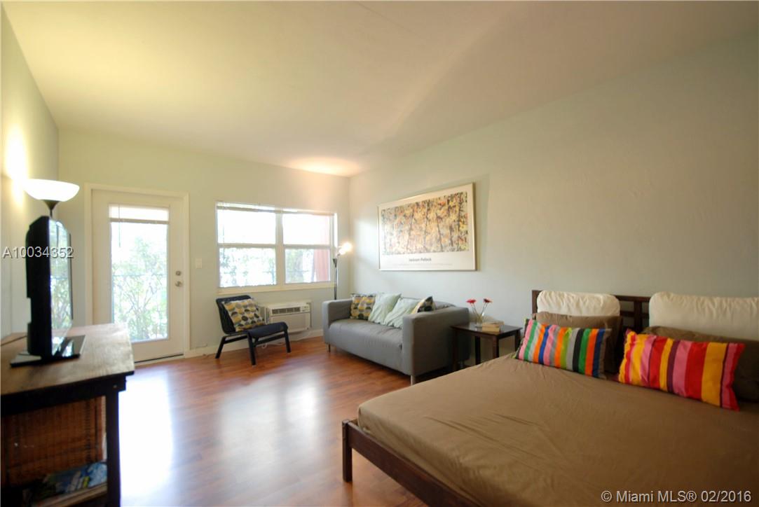 Fully furnished turn-key studio in the heart of South Beach with parking. This spacious studio boasts an new kitchen with gas stove, several closets, a fully renovated bathroom, and laminate hardwood floors throughout. Stylish new furniture make this studio the ideal home. Gated building with 24 hour security camera recording. Steps to the beach, shopping, nightlife, and Lincoln Road.
