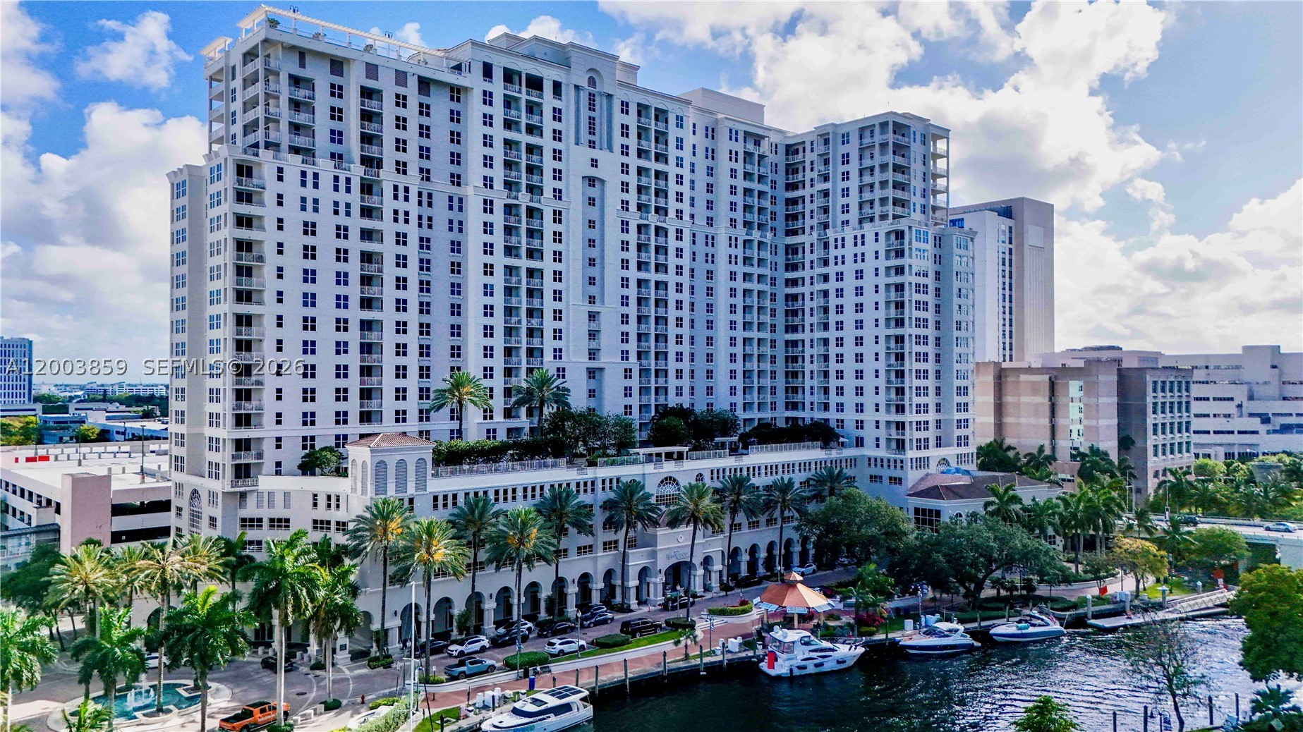Experience Luxury Waterfront Living in the Heart of Fort Lauderdale along the Scenic New River. This Beautifully Appointed 2-bedroom, 2-bath Residence Features a Desirable Split-Bedroom Layout, Spacious Walk-in Closets, and a Modern Kitchen with Stainless Steel Appliances. 
The unit includes a Full-Size Washer & Dryer and a Newly Installed A/C Step outside your door to a Full-Service, Resort-Style Experience. Enjoy Exclusive Access to Premium Amenities located on the same floor, including a Spa, Jacuzzi, Meditation Garden, and Business Center. 
The Building Offers a Rooftop Pool and Sky Lounge with Stunning Views, along with a Two-Story Fitness Center, Basketball and Racquetball Courts, Yoga Studio, Steam Rooms, Saunas, and More. Residents Benefit from 24-hour Concierge, Front Desk Service, Valet, and Security, ensuring convenience and Peace of Mind. Additional features include a Package Room, BBQ areas, Bike and Kayak Storage, and Community Dock Access right in front of the building.
Perfectly located just a 5-minute walk to the vibrant Dining, Shopping, and Entertainment of Las Olas Boulevard, and only 2 miles from the beach.
Monthly HOA: Includes Water, Sewer, Trash, Parking, and full access to amenities.
Pet-friendly and investor-Friendly—ideal for both Full-time living or as an Income-Producing Property. All required structural repairs in Florida have been completed through special assessments, and associations now have fully funded reserves in place.