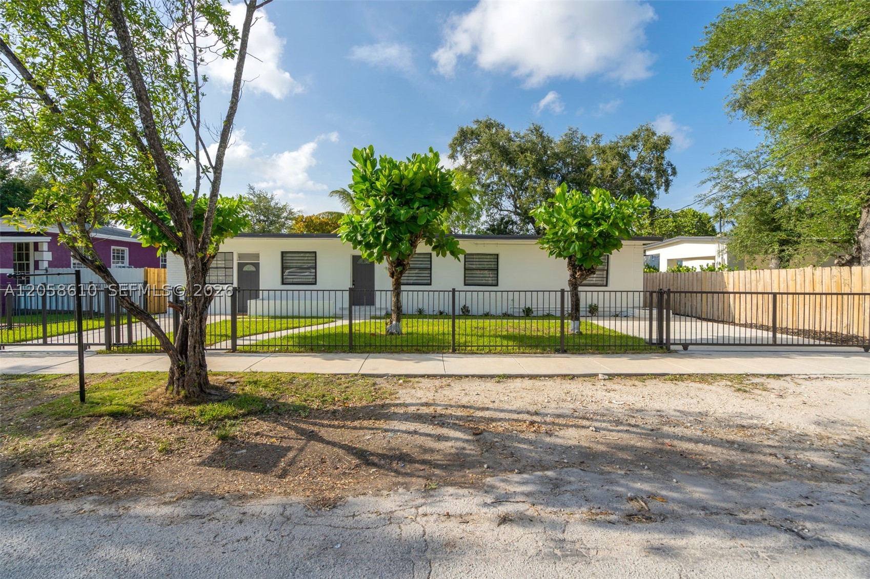 Exceptional opportunity to own a centrally located, income-producing property in one of Miami’s rapidly growing areas. This fully renovated property features three separate units, including two spacious 2-bedroom, 1-bath residences and one studio complete with a full bathroom, Kitchen sink and fridge. Offering excellent flexibility for homeowners and investors alike. Whether you’re looking to live in one unit while generating rental income from the others or add a turnkey investment to your portfolio, this property offers endless possibilities. The home features updated interiors, generously sized bedrooms, bright and open living spaces, and a large yard with ample outdoor space. Plenty of on-site parking provides added convenience for residents and guests. Ideally located just minutes from major expressways, shopping centers, restaurants, schools, parks, public transportation, Downtown Miami, Wynwood, the Miami Design District, Miami Beach, and Miami International Airport. Situated in an area experiencing continuous growth and redevelopment, this property presents outstanding long-term investment potential. Perfect as a primary residence, multi-unit rental, or future redevelopment opportunity.