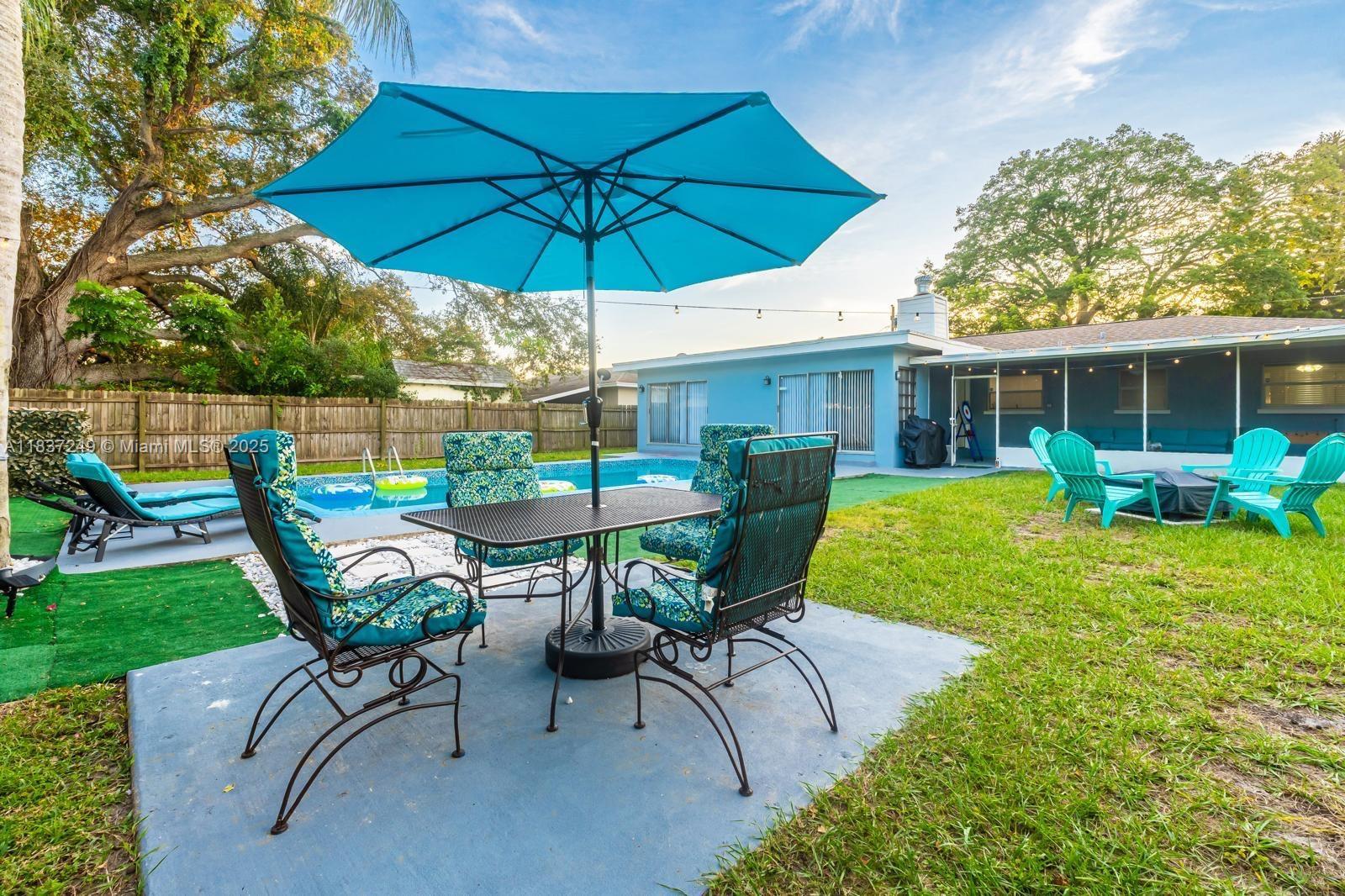 Fully Renovated 3-Bedroom Block Pool Home in Kapok Terrace, Clearwater

Beautifully updated pool home offering spacious living in a sought-after Clearwater neighborhood. Features include a grand foyer, expansive living and family rooms, fireplace, and views of the fenced pool area. The private master suite includes a walk-in closet and custom bath. Two additional bedrooms and an updated guest bath are set apart for privacy. Enjoy a brand-new kitchen with custom cabinets, granite countertops, and stainless steel appliances, plus new flooring, paint, and interior laundry. Roof 2014. Move-in ready—welcome home!