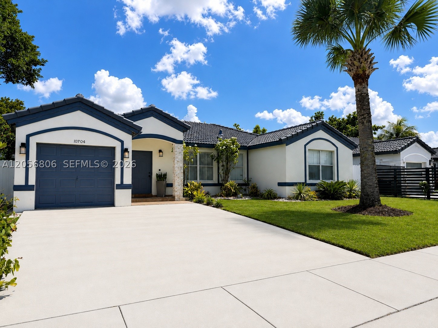Beautifully renovated corner lot home offering exceptional space, flexibility, and endless potential. Currently configured as a 4 bedroom, 2 bathroom residence, the converted garage adds a spacious fifth bedroom with its own full bathroom, making it ideal for guests, extended family, a home office, or a private suite. It also presents an excellent opportunity for additional income by utilizing the converted space as a private living area. The fully renovated interior features a modern kitchen with elegant quartz countertops, stylish finishes, and updated living spaces designed for today's lifestyle. Step outside to an oversized backyard with plenty of room to park a boat, add a custom pool, or create your dream outdoor entertaining area. The current owner has already begun preparations for a pergola, with the foundation and initial work in place, giving the next owner the opportunity to easily complete the project if desired. Ideally located near the Florida Turnpike, shopping, dining, and major retail destinations, this move in ready home offers the perfect combination of location, functionality, and future potential. VIRTUALLY ENHANCED PHOTOS