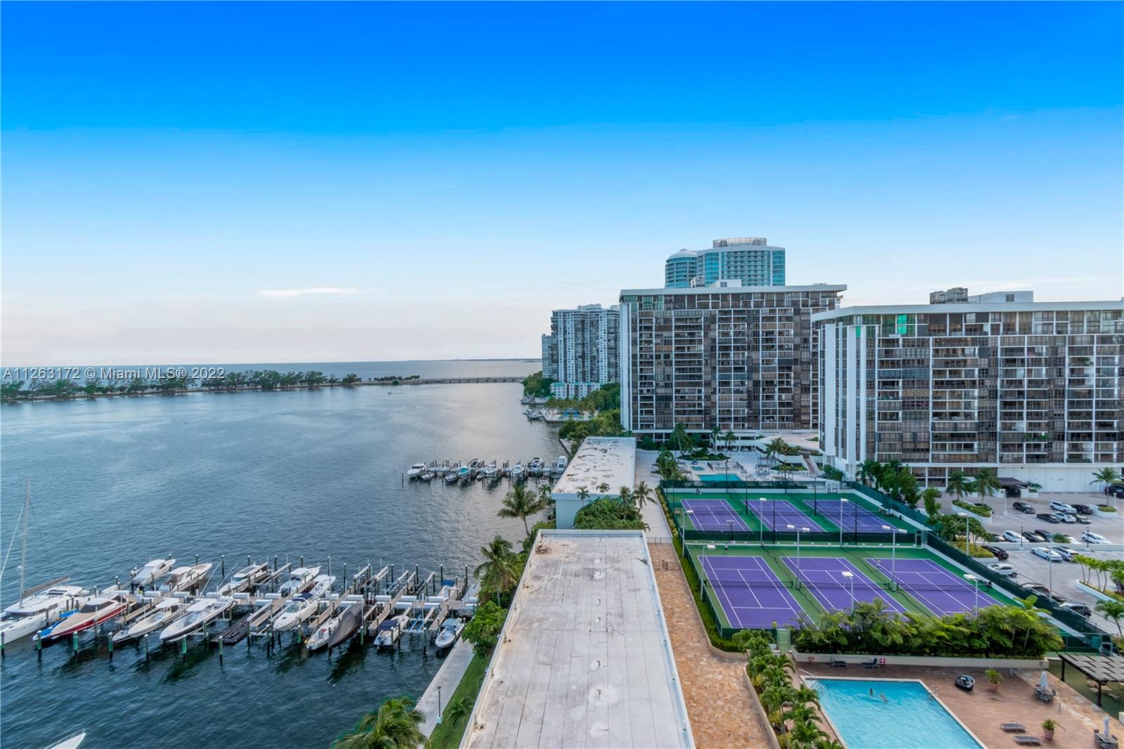 Beautiful and fully remodeled with high end finishes. 3 bed 3 baths with  amazing 180 degrees bay views. White large porcelain floors all through out, California closets. State of the art kitchen with large island.