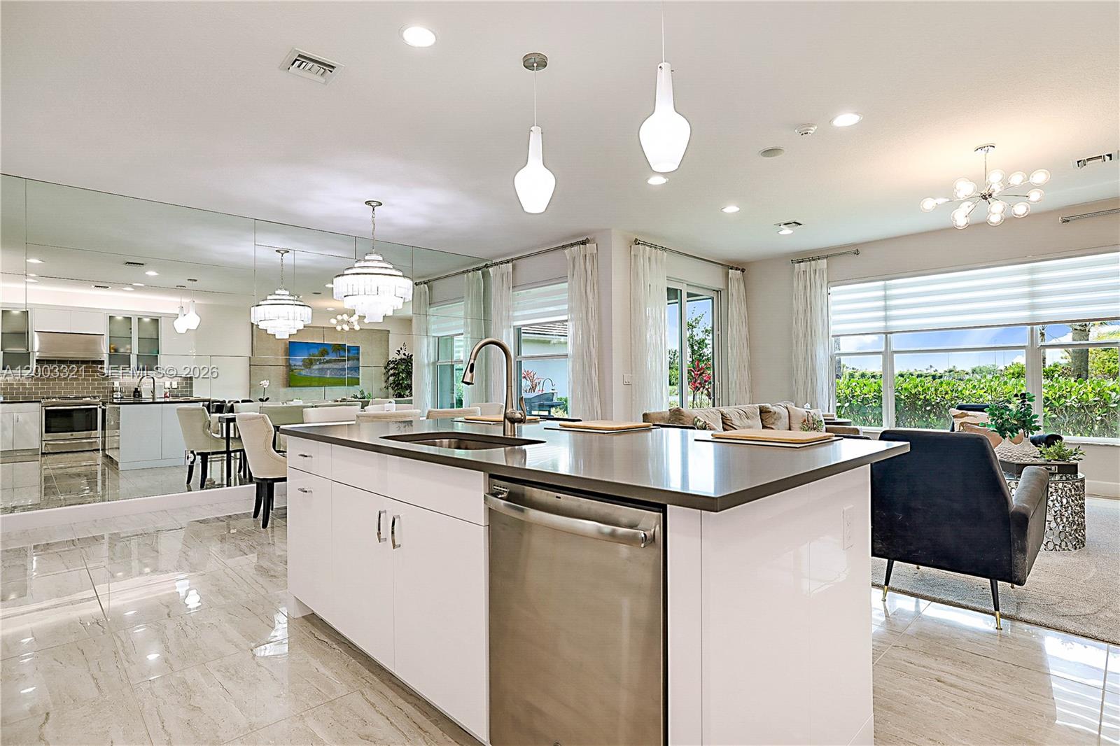 NO CDD! 2 BEDROOM/2 BATHROOM PLUS DEN Valencia Cay Heron Model with all of the luxurious upgrades! Originally showcased as one of the builder’s premier model homes, this residence was professionally designed and curated with high-end furnishings, custom finishes, and elevated decorator details throughout. 55+ Resort-Style, Luxury-Active Living, in the heart of Port St Lucie. Gas Range. Washer. Gas Dryer. Lake view. Impact windows and exterior doors. 24x24 Tile. Lush carpet in bedrooms and den. Amenities include: clubhouse, fitness center, resort pool and full calendar of events. Close proximity to shopping, dining and entertainment! 30 minutes to Treasure Coast beaches. Minutes from Tradition Square. One time Capital Contribution $1,498.