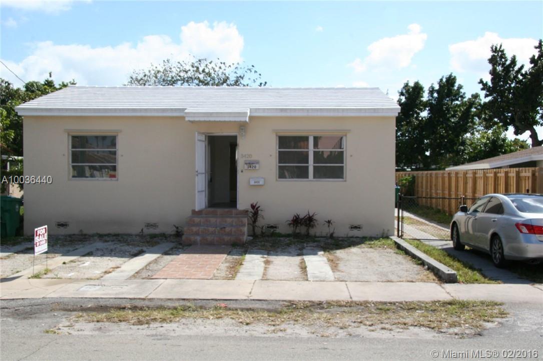 Highly sought after location for both investors and residents alike. This lovely duplex has two homes separated by a patio. built to last in 1950. The front is a two bedroom one bath with central AC. The back is a one bedroom, one bath with attached garage which could easily be converted into another bedroom.  Centrally located between airport, downtown and the beaches.The front unit is vacant while the back is currently month to month to assist with the qualification process if needed.