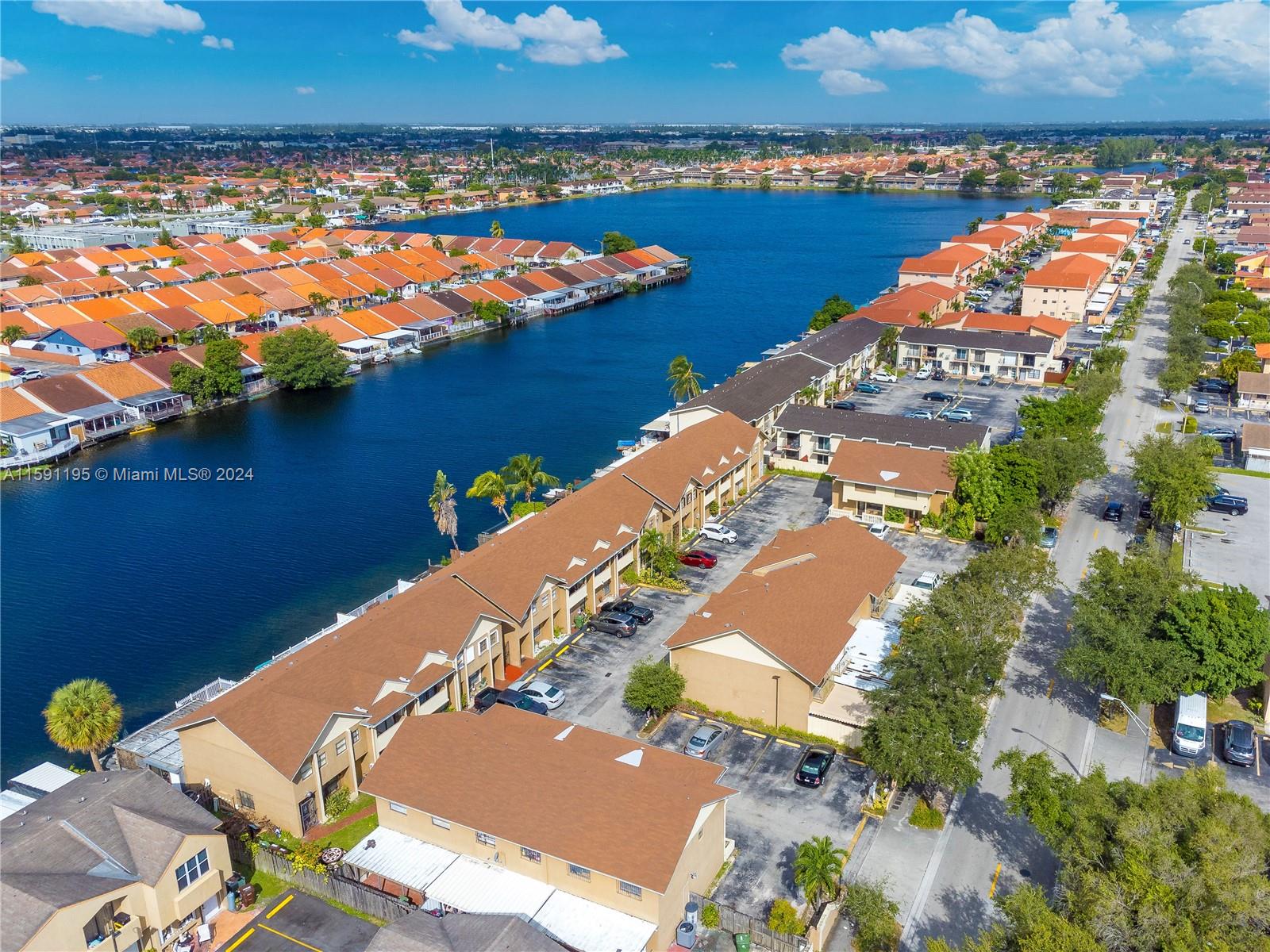 Don't miss out on this amazing opportunity! This spacious corner townhome is situated in the heart of Hialeah, with close proximity to Palmetto Hospital, shopping centers, busways, parks, and schools. It features a private fenced-in backyard for entertainment, a large utility room with a washer and dryer, and ample storage space. With 2 assigned parking spots in a small community of only 24 units, this townhome is truly a rare find. The large kitchen with a breakfast bar further adds to the allure of this exceptional property. Act quickly - this won't be available for long! Take advantage of the 3% special financing with City Smart Financing by City National Bank! The roof and AC are both less than 2 years old.