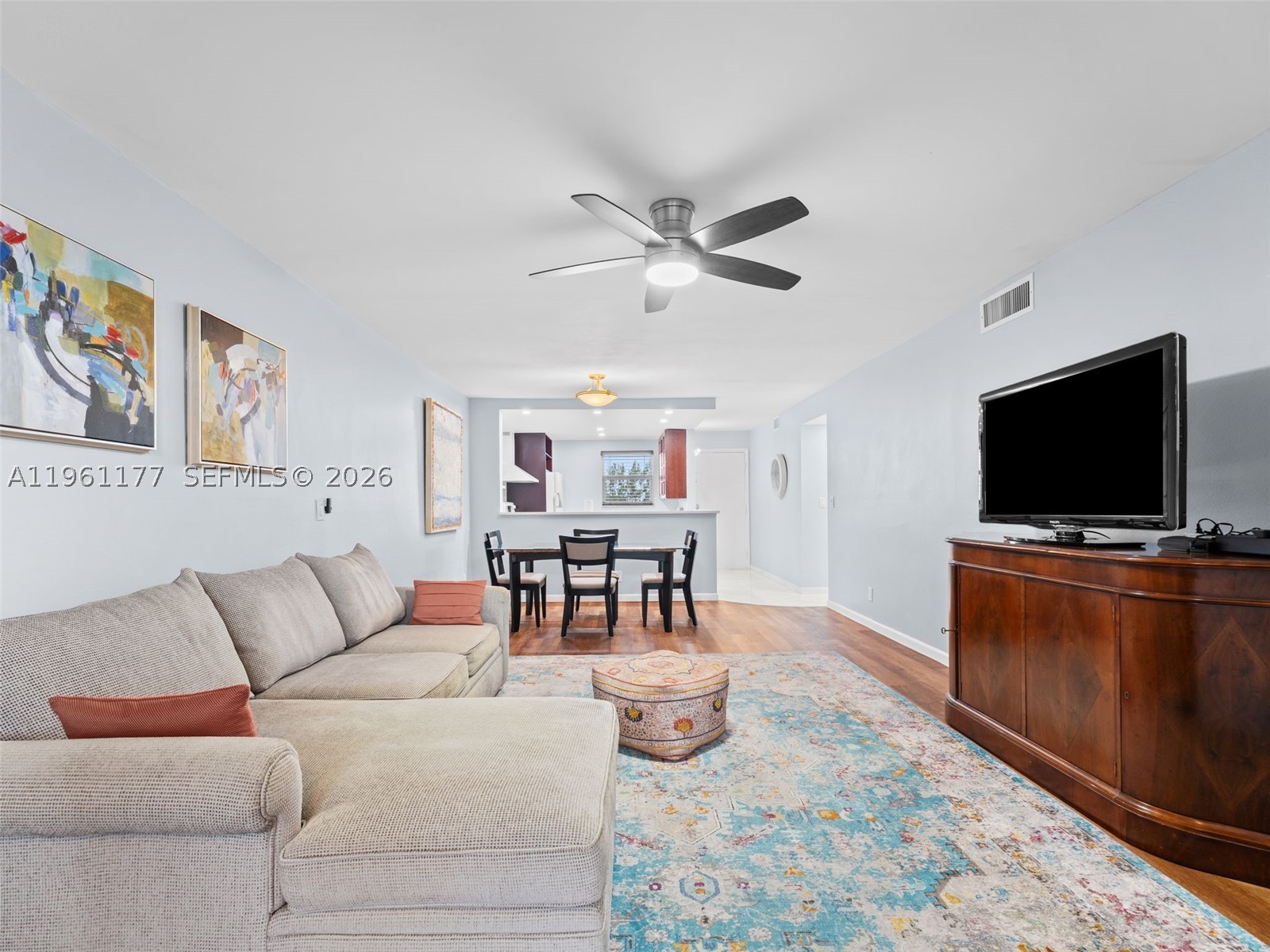 Priced aggressively. This top-floor 2-bedroom, 2-bath residence in Village Royale on the Green offers one of the best combinations of updated unit features and building improvements currently available in the community.

The building has passed its Milestone Inspection, maintains strong reserves, has no special assessments, and features a brand-new concrete roof. Sold furnished (excluding artwork, and furniture can be removed at the buyer's request).

Interior highlights include impact windows, beautifully remodeled bathrooms, a newer electrical panel and water heater, Kitchen Craft cabinetry, Corian countertops, spacious walk-in closets, and an enclosed patio that provides additional living space.

The HOA includes water, sewer, trash, internet, cable with HBO, pest control, and exterior maintenance. Rentals are permitted after two years of ownership.

Agents, please see Broker Remarks for additional information.