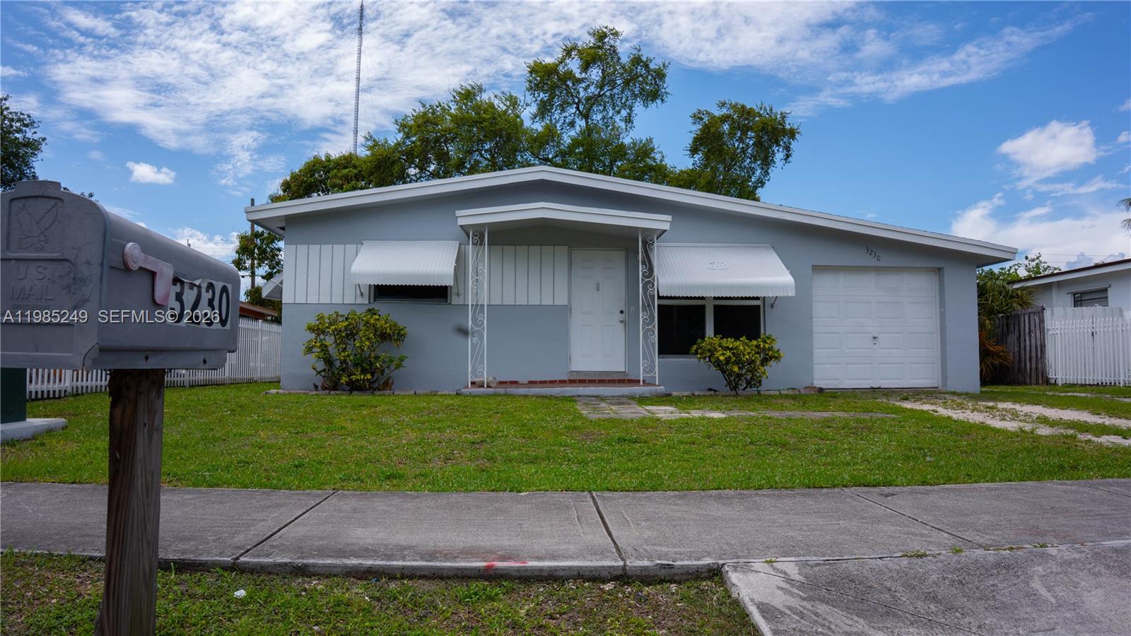 Beautiful 3-bedroom, 1-bath home in the heart of West Park with a spacious backyard offering room to expand or customize. Ideally located just minutes from Hallandale Beach and with easy access to major expressways, shopping, dining, and schools. This move-in ready home features a functional layout, bright living spaces, central A/C and heating, water heater, and impact windows throughout. Enjoy a large private backyard perfect for entertaining or creating your dream outdoor space. Excellent opportunity for first-time buyers, investors, or anyone seeking value in a centrally located and growing area.