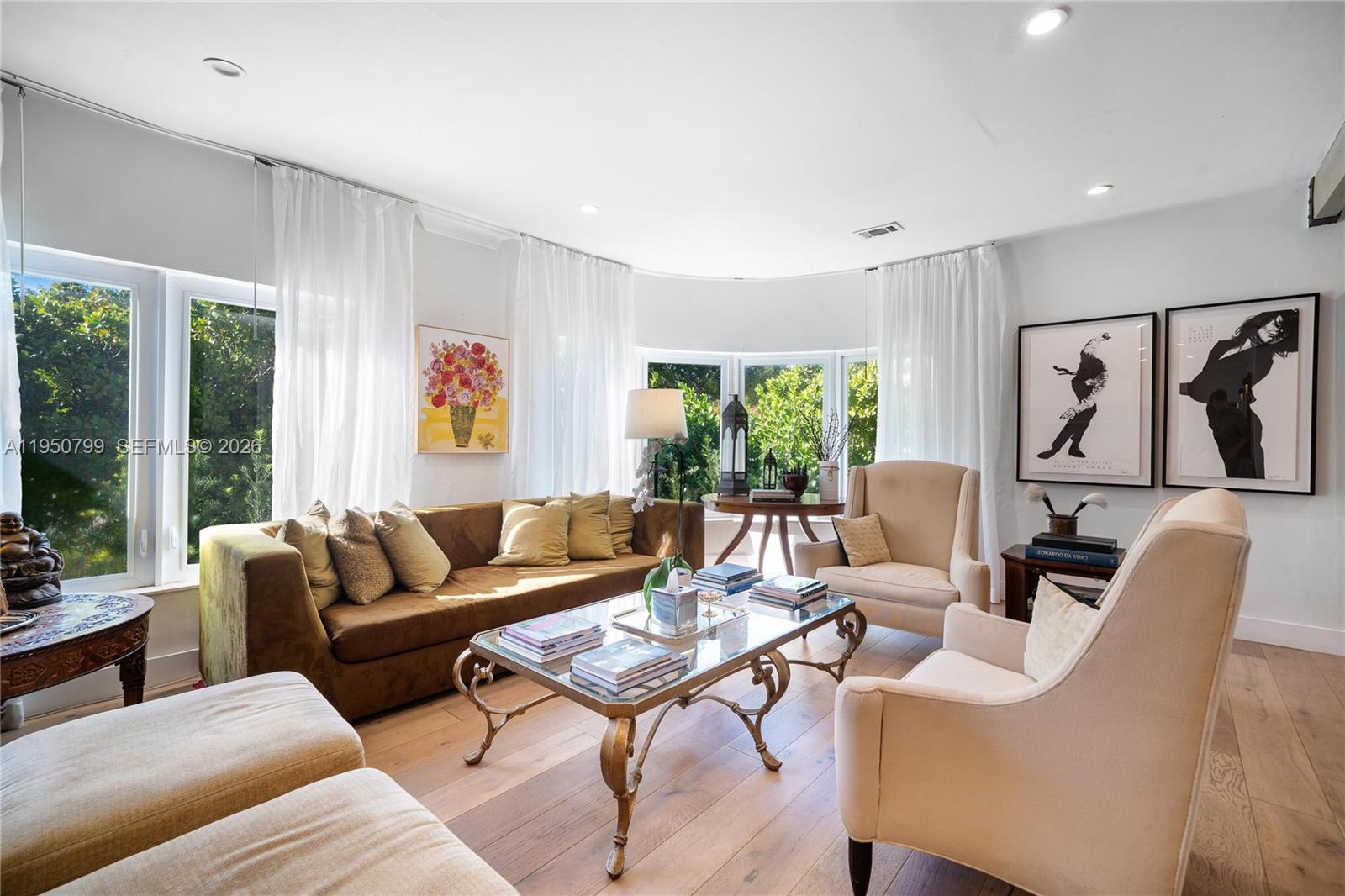 Live in the Heart of Mid-Beach! This 3BD/2BA residence offers easy living on one-story, charming deco architecture, sun-filled living areas, an open eat-in gas kitchen, & impact windows. Enjoy an enclosed backyard with a patio surrounded by lush greenery. One-car detached garage. Ideally located minutes from La Gorce Country Club, A-rated schools, Mount Sinai hospital, 41st street, beaches, the JCC, & parks. 15 mins to MIA Airport! Coveted Mid-Beach living offers a rare blend of neighborhood charm, top dining, wellness, & easy access to the beach and boardwalk.