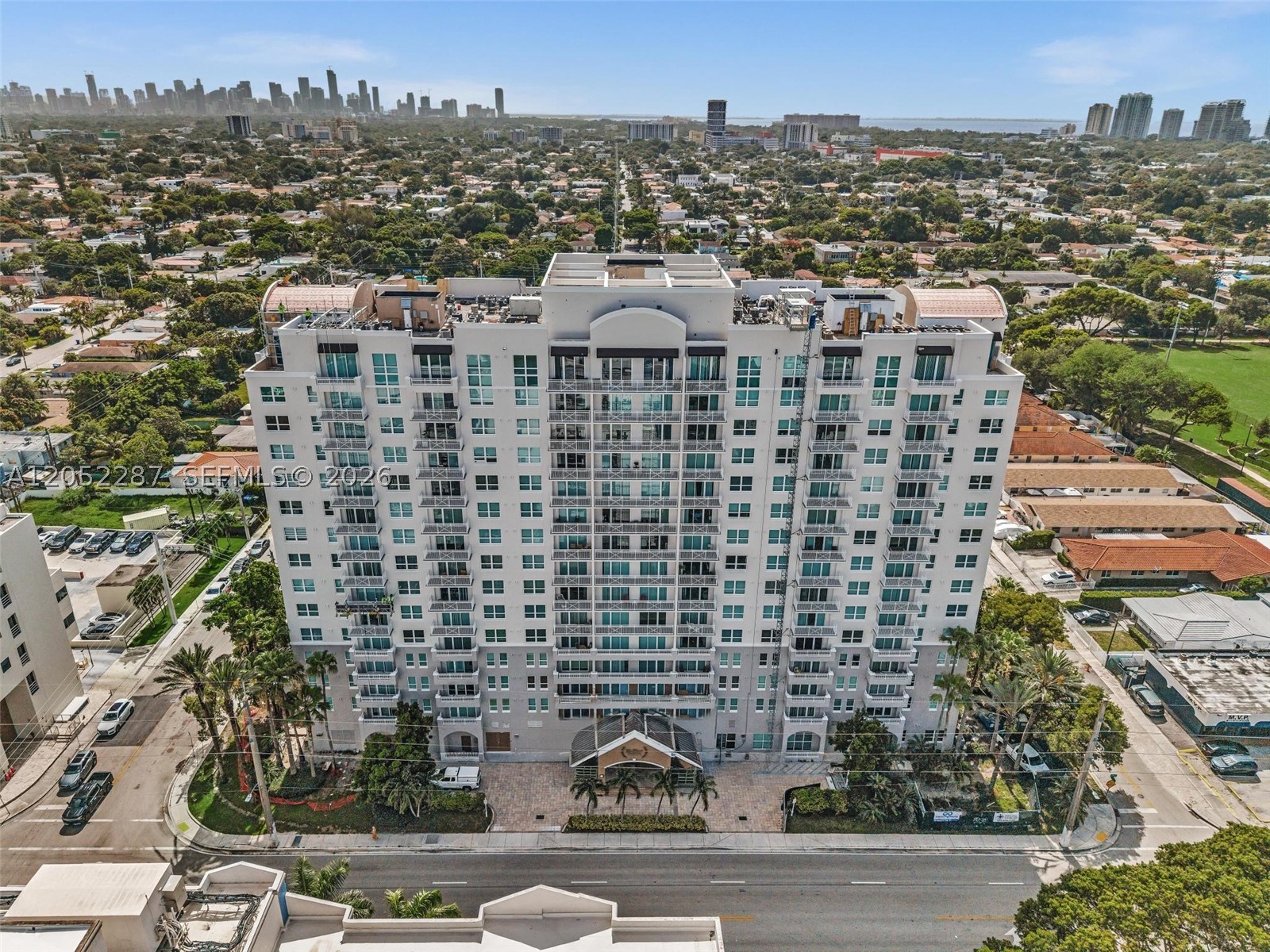 Coral Gables address! In the heart of all conveniences, between US 1 to Miracle Mile sits DaVinci on Douglas Condominium. This full-service building lacks nothing. From the staffed front desk team, on-site property management, amenities (including a community business room, gym, parking (space #3143,) pool, housekeeping and maintenance teams, DaVinci always looks immaculate.
#313 is a corner unit with a balcony facing northward for quieter enjoyment. This gleaming unit has been gently used, freshly painted and it shows.  The kitchen invites entertaining with views from the cooking area into the living room/dining areas. Stainless steel appliances. The laundry/utility room is just off the kitchen. The large bedroom can easily accommodate your lifestyle with a large closet area. The bathroom offers both a tub and shower. This unit is delivered unfurnished and move-in ready. Additional storage is rented upon availability thru the mgt office.  Guest parking temporarily closed. The information herein is believed to be accurate but is not guaranteed and may be subject to errors or omissions and may be changed without notice.
