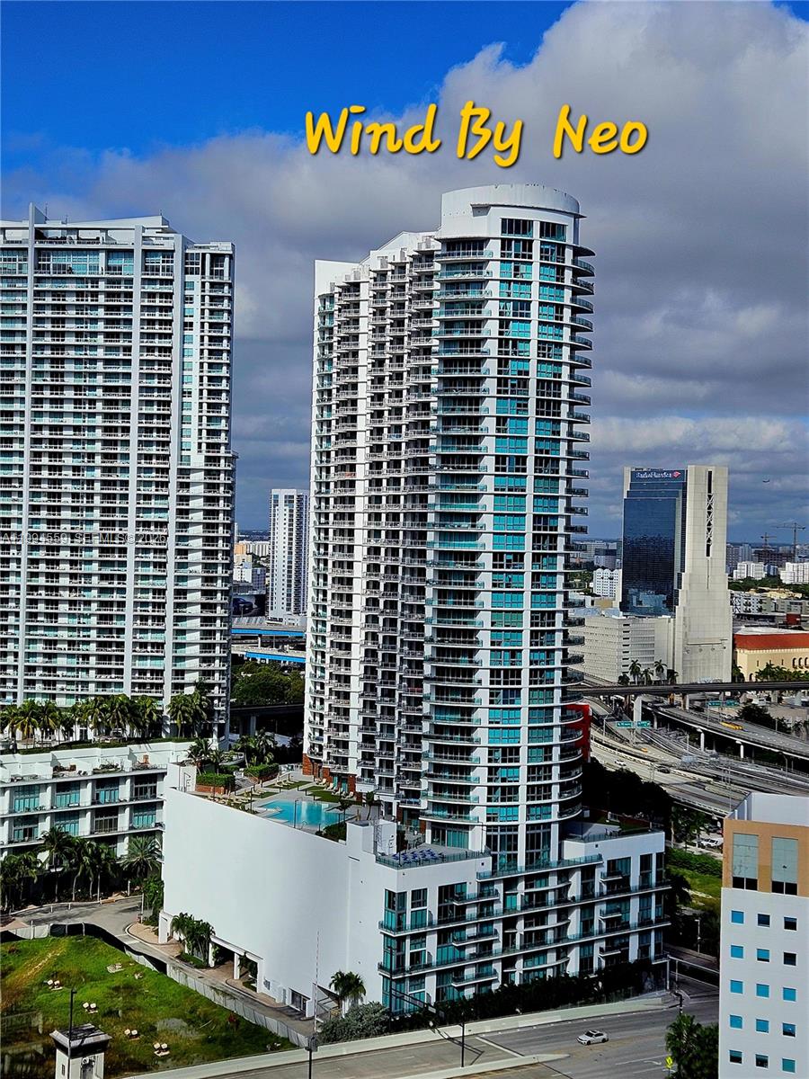 Rare opportunity to own a truly unique residence at Wind Brickell, a unit that stands apart from all others in the building. This home has been substantially and tastefully remodeled with high-end finishes, including a complete kitchen transformation with glossy white cabinetry, new hardware, sinks, mirrors, smart lock, and the addition of a kitchen island for enhanced functionality and space. Modern LED lighting, a custom-made closet with barn door, and refined contemporary details elevate the entire residence. This beautifully furnished 2-bedroom, 2-bathroom home offers breathtaking city and water views of Brickell and the Miami River through elegant glass doors, complemented by a wrap-around balcony ideal for relaxing and entertaining. The layout, finishes, and design make this apartment truly unlike any other unit in the building. Residents enjoy state-of-the-art amenities, including a resort-style pool, jacuzzi, fully equipped gym, racquetball court, movie theater, arts room, and more. Gated community with 24/7 security and attended lobby. Unbeatable location in the heart of Brickell/Downtown—walking distance to the free Metromover, Brickell City Centre, Bayside, Miami Riverwalk, Mary Brickell Village, and top restaurants, bars, and entertainment. An exceptional opportunity for end users or investors seeking a turn-key luxury residence. Furniture negotiable. Investors, hurry, negotiable!