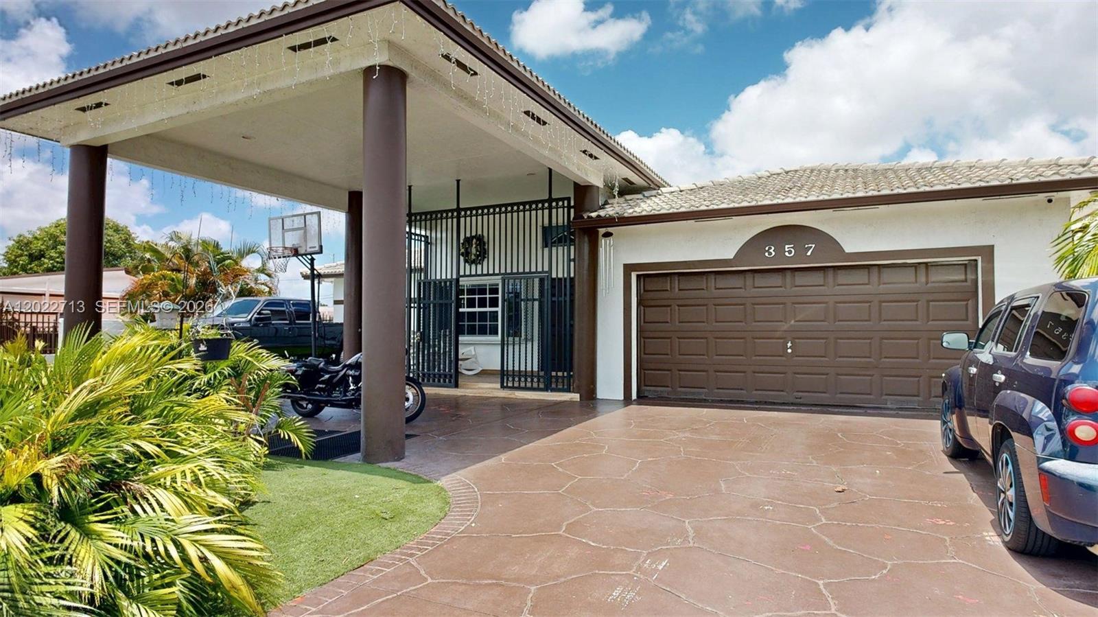 Charm meets convenience in this delightful and unique single-family house in the desirable neighborhood of Hialeah! Step into a world of warmth and comfort as you enter the open concept living space, perfect for creating lasting memories with loved ones. With a great layout, this home has everything you had dream for! Step inside the spacious master bedroom with ample bathroom and closets and you will not want to leave again. Embrace the tranquility of the backyard oasis, by the salt water and heated pool with your own private bar to retreat after a long day of work. (The cottage used as the bar; it is separated from the main house with a full bathroom and tons of potential for a separate in law-suite). This home offers the ideal blend for any family! Call today to schedule an appointment. Your dream home awaits you!