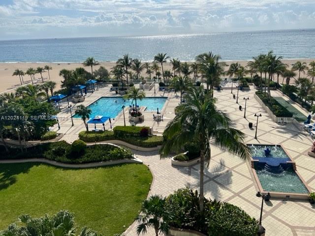 pictures coming soon. Rare opportunity in the premier location of Fort Lauderdale Beach, set on an exclusive 10-acre private beachfront enclave at the southeastern tip of the island. You literally cannot go farther east without being in the Atlantic Ocean or farther south without reaching the inlet to Port Everglades. This resort-style, guard-gated community offers unmatched privacy, security, and amenities including beach attendants with complimentary chairs and umbrellas, two expansive pools with cabanas, four fitness centers including dedicated men’s and women’s gyms, onsite restaurant, and hotel-style guest suites for visiting family and friends.

This residence is the largest one-bedroom model in the community with 1,297 SF of interior space plus an exceptional 447 SF wraparound balcony perfect for enjoying ocean breezes and spectacular views. Recent upgrades include new hurricane-impact windows and doors, new A/C, and new water heater. Enjoy direct-line views of the city’s famous fireworks displays from your own home.

Ideally located just minutes from waterfront dining, grocery stores, Las Olas, cruise terminals, and only approximately 5 miles from Fort Lauderdale-Hollywood International Airport. This apartment truly offers South Florida resort living.