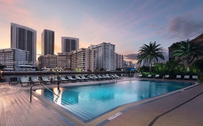 Experience Luxury Resort Living at the Beach. Enjoy the beautiful City Skyline & Breathtaking Water views from the 17 th floor with private balconies. Great opportunity to own this 2Bd/2BA Unit fully furnished and equipped, the unit has 2 separate entrances (two doors) for greater income, it can be rented as two separate units or combined for enhanced occupancy and rental income; the building allows daily rentals. Beachwalk provides top-notch amenities, intercoastal pool, fitness center and exclusive rooftop deck with a private pool for the owners, Owner’s Lounge, Beach Club with
transportation, towels, chairs & umbrella included. Restaurant on site, 24/7 security, valet parking and concierge services. Great Opportunity to invest in a property that offers both lifestyle and financial rewards! Cable, Internet, water & Electricity is included with HOA. This property offers easy access to excellent restaurant, the beach and vibrant nightlife.